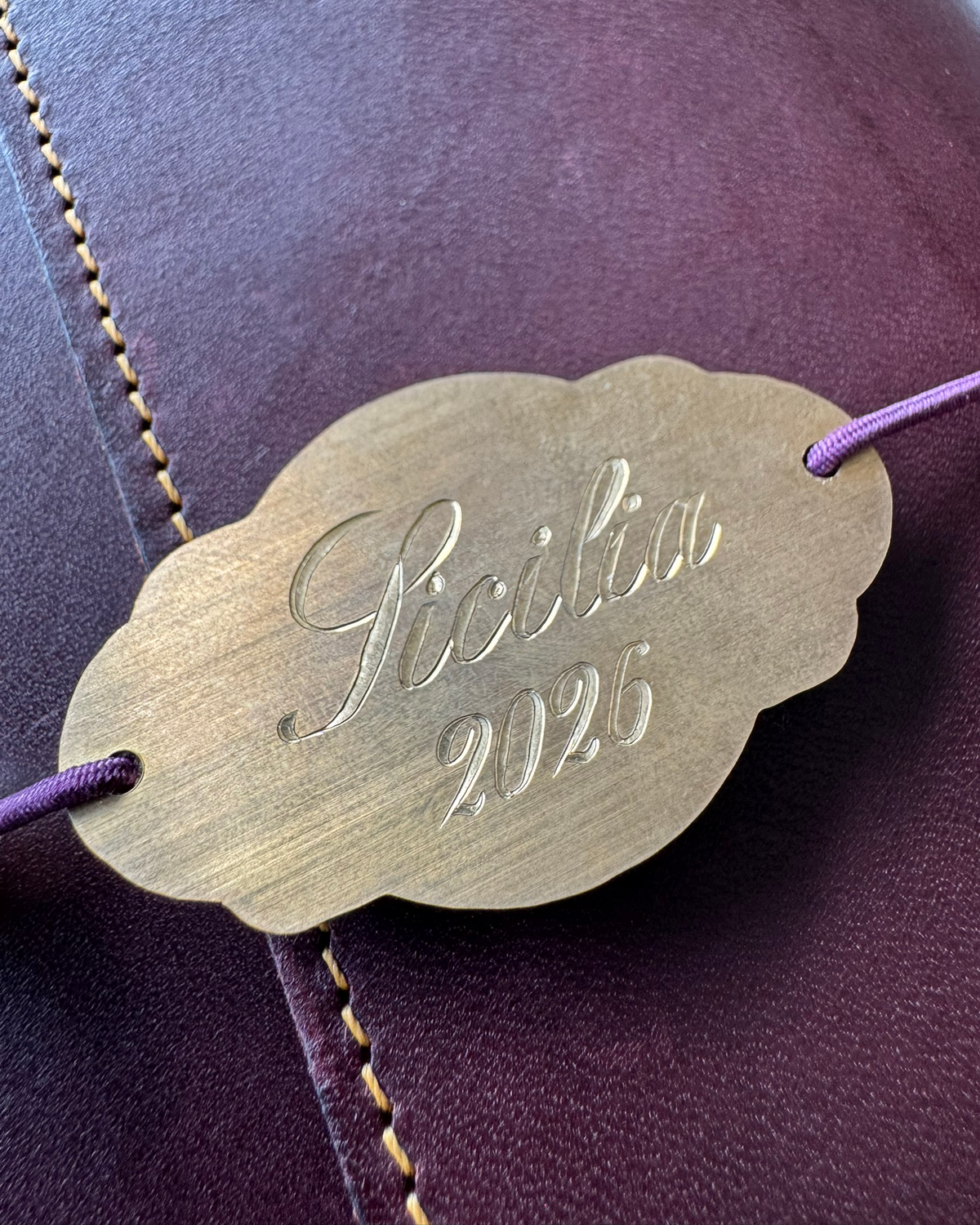 Personalized Hand-Engraved Journal Charm
