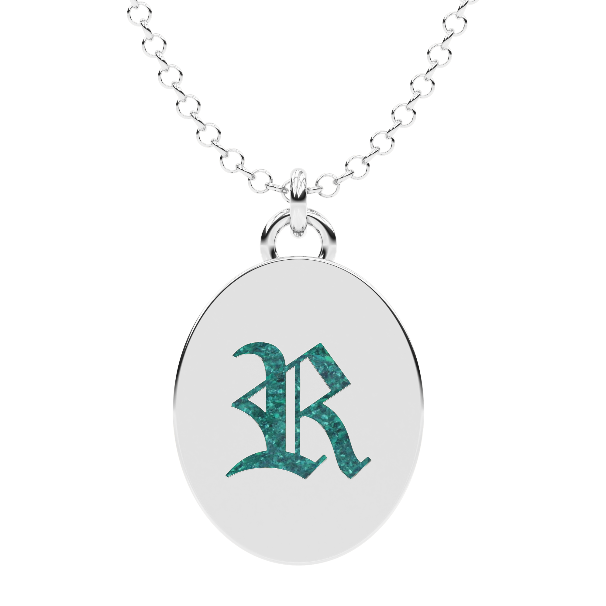 Memorial pendant letter