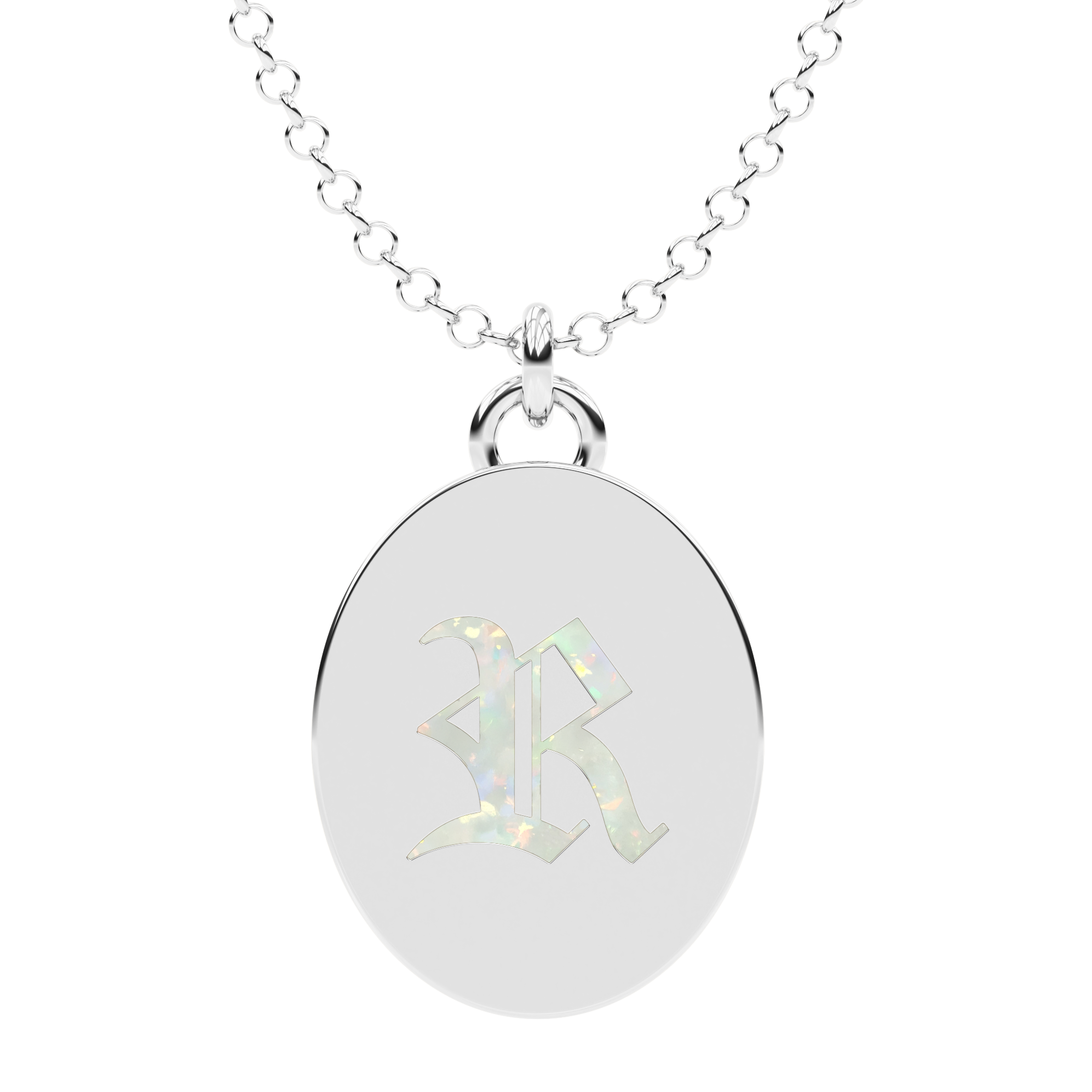 Memorial pendant letter