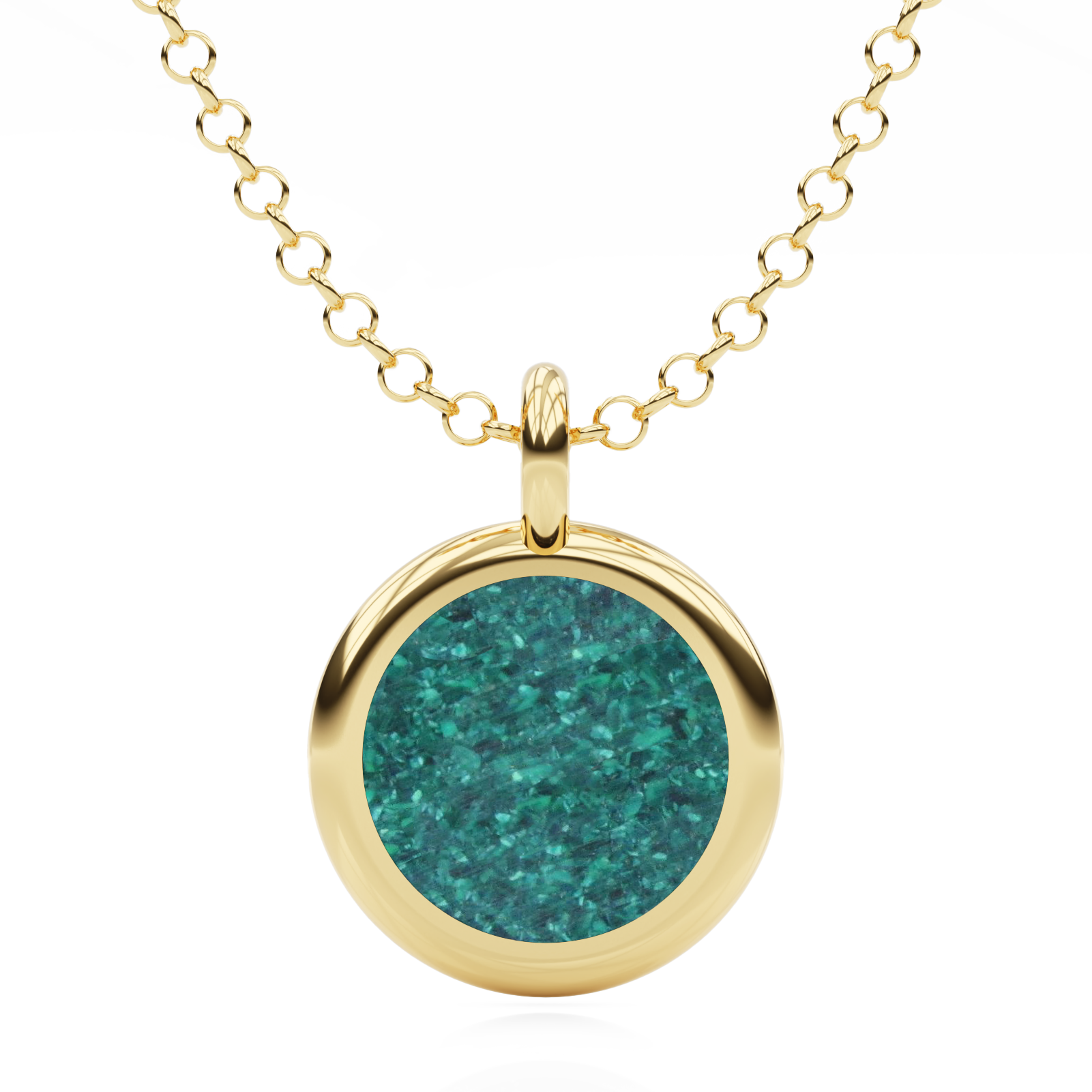 Memorial pendant round