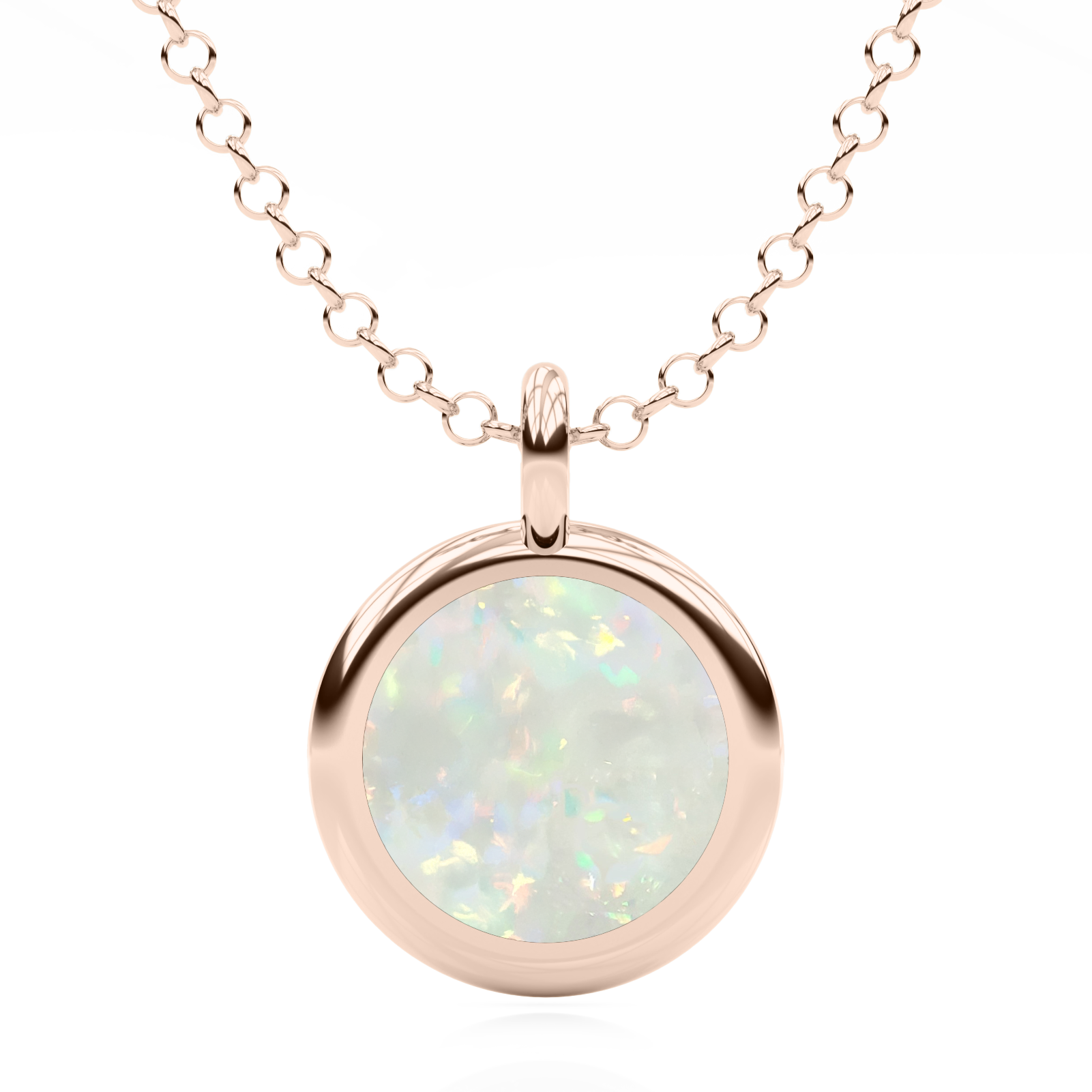 Memorial pendant round