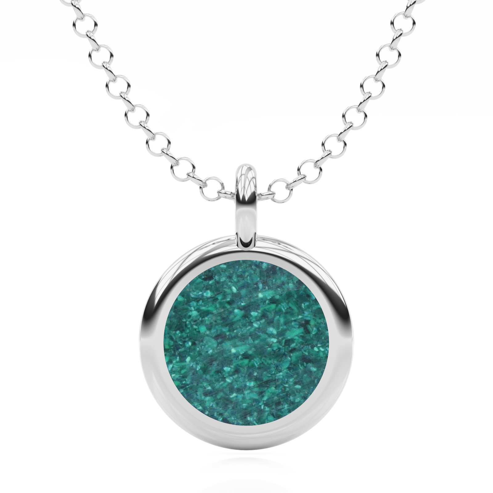 Memorial pendant round