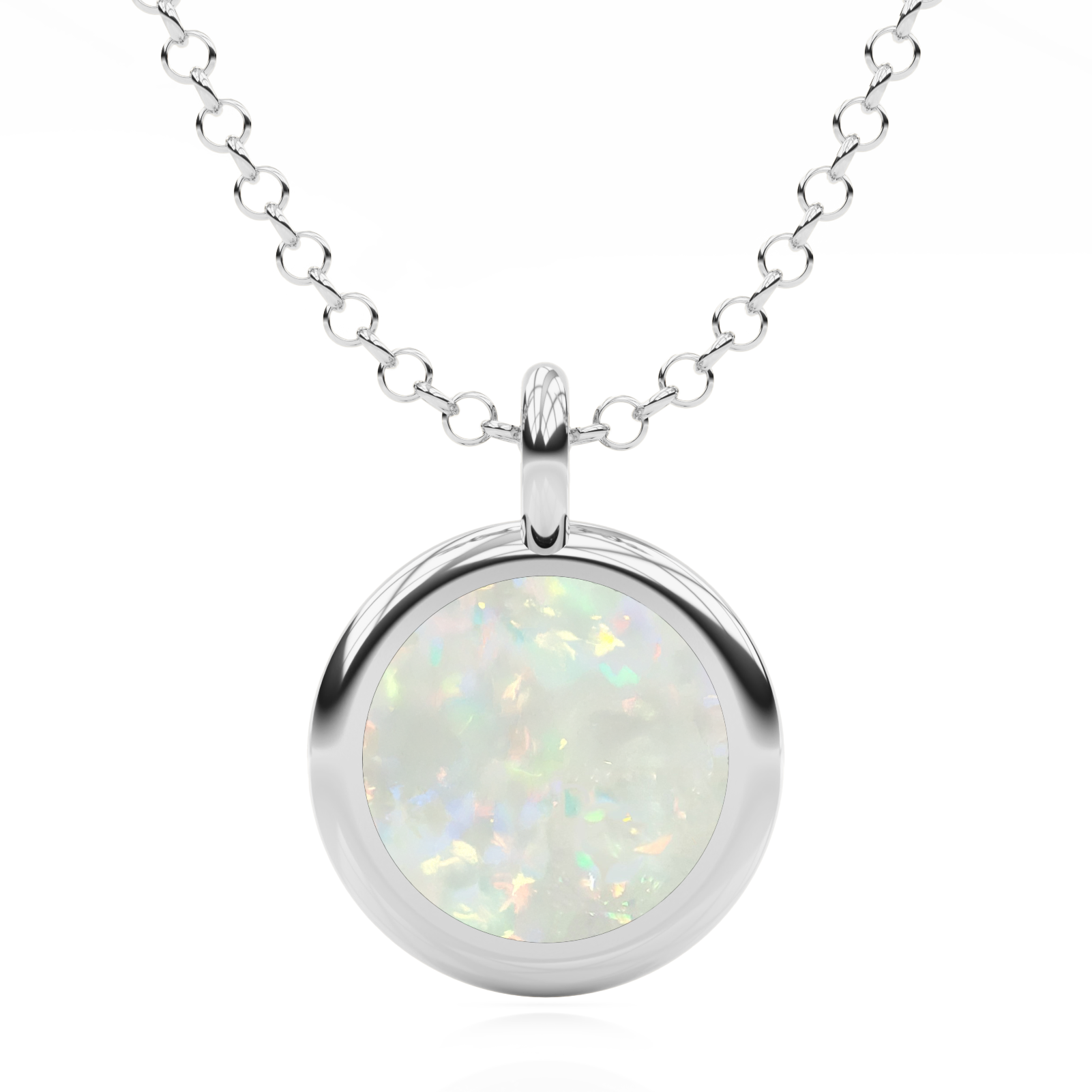 Memorial pendant round
