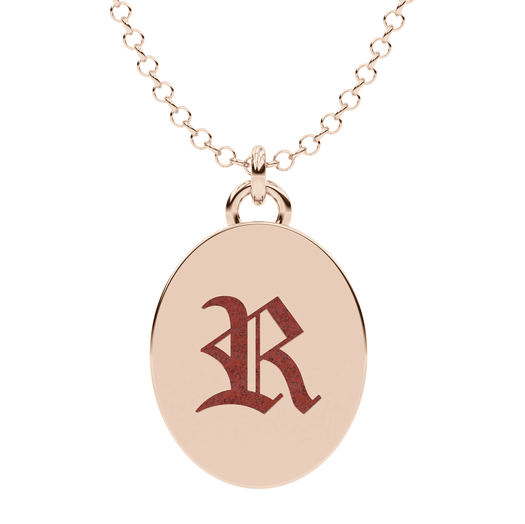 Memorial pendant letter