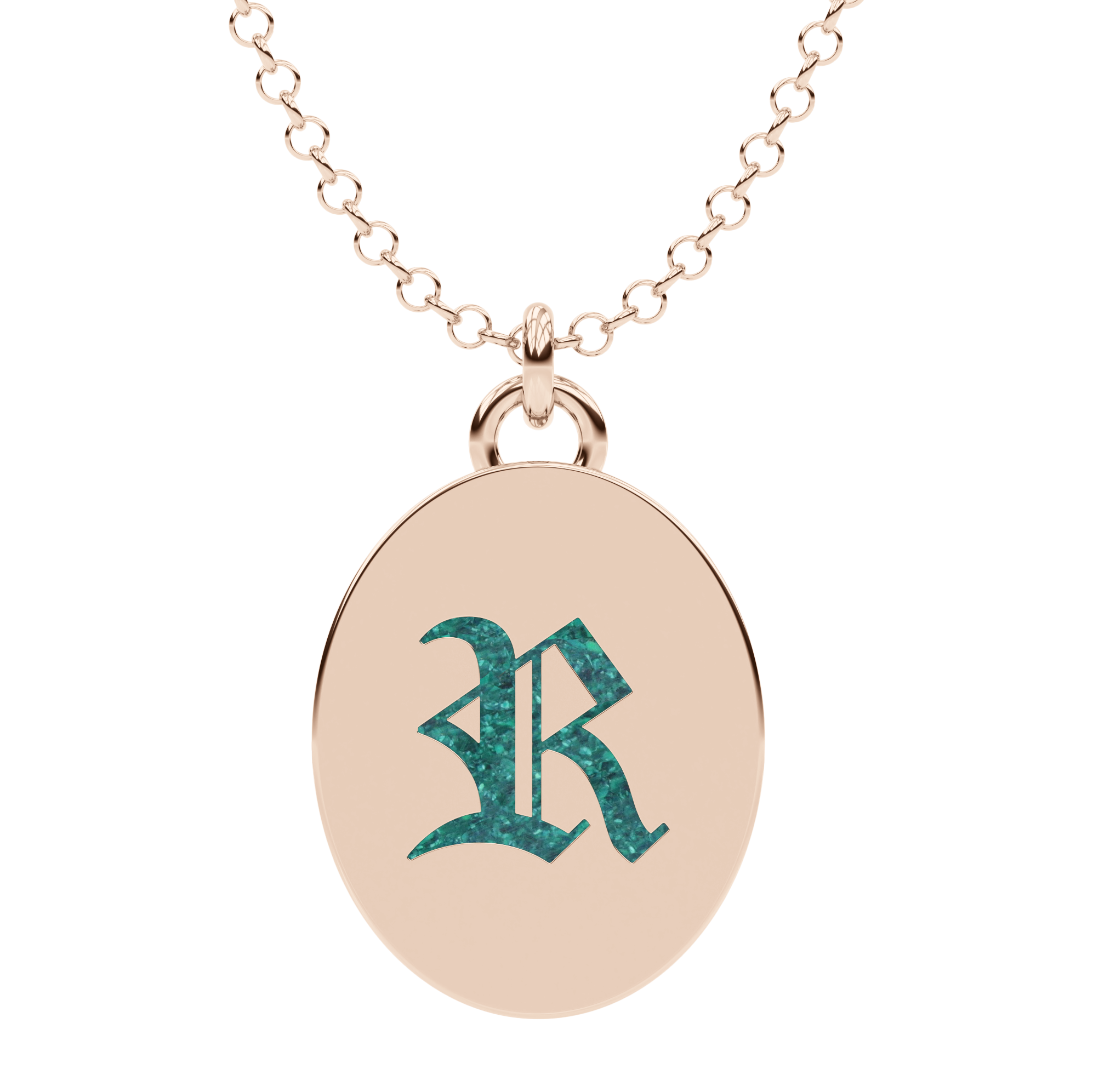 Memorial pendant letter
