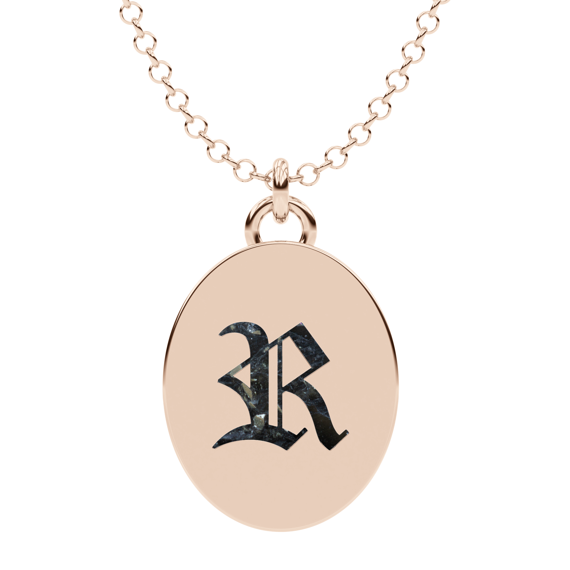 Memorial pendant letter