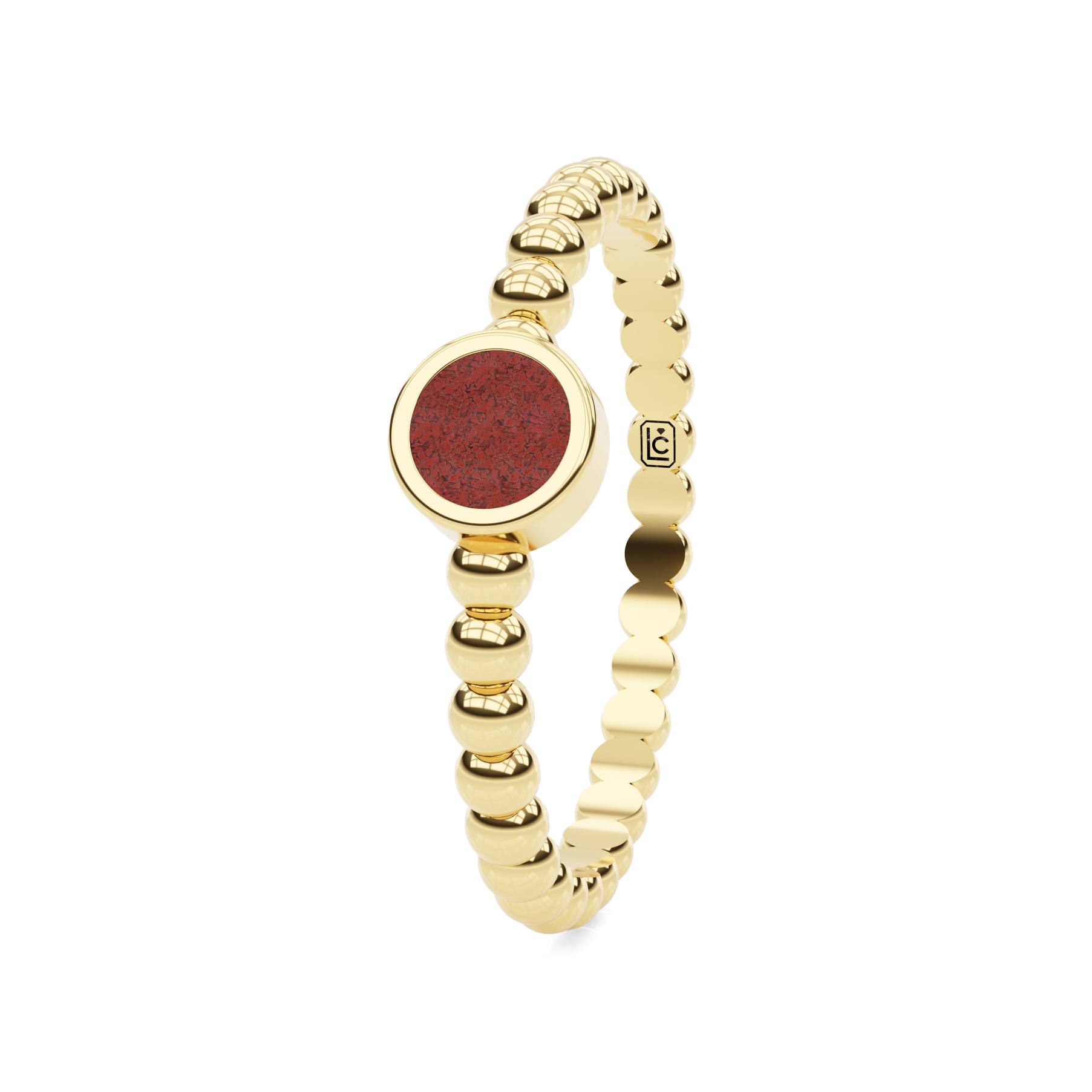 Memorial Ring Beaded