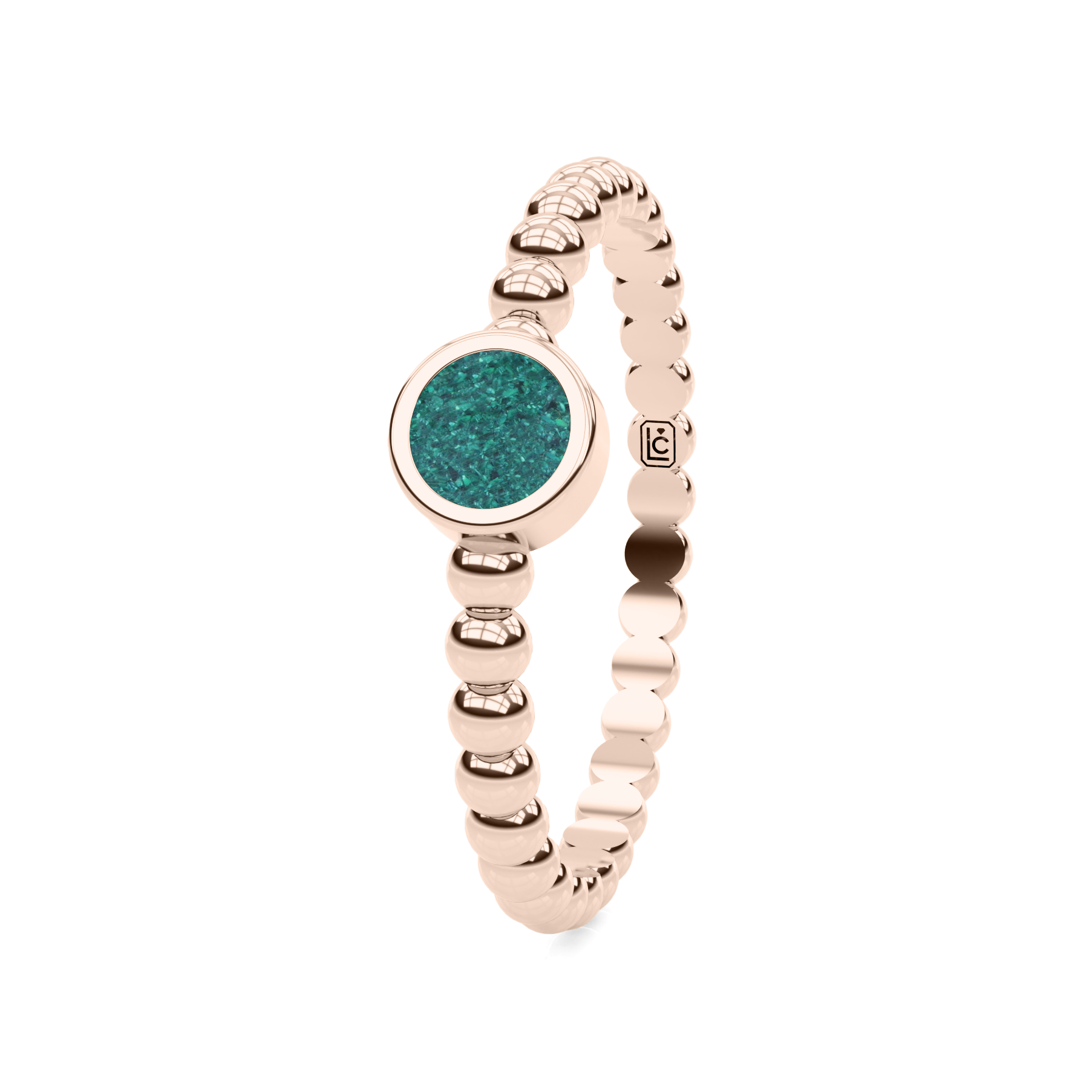 Memorial Ring Beaded