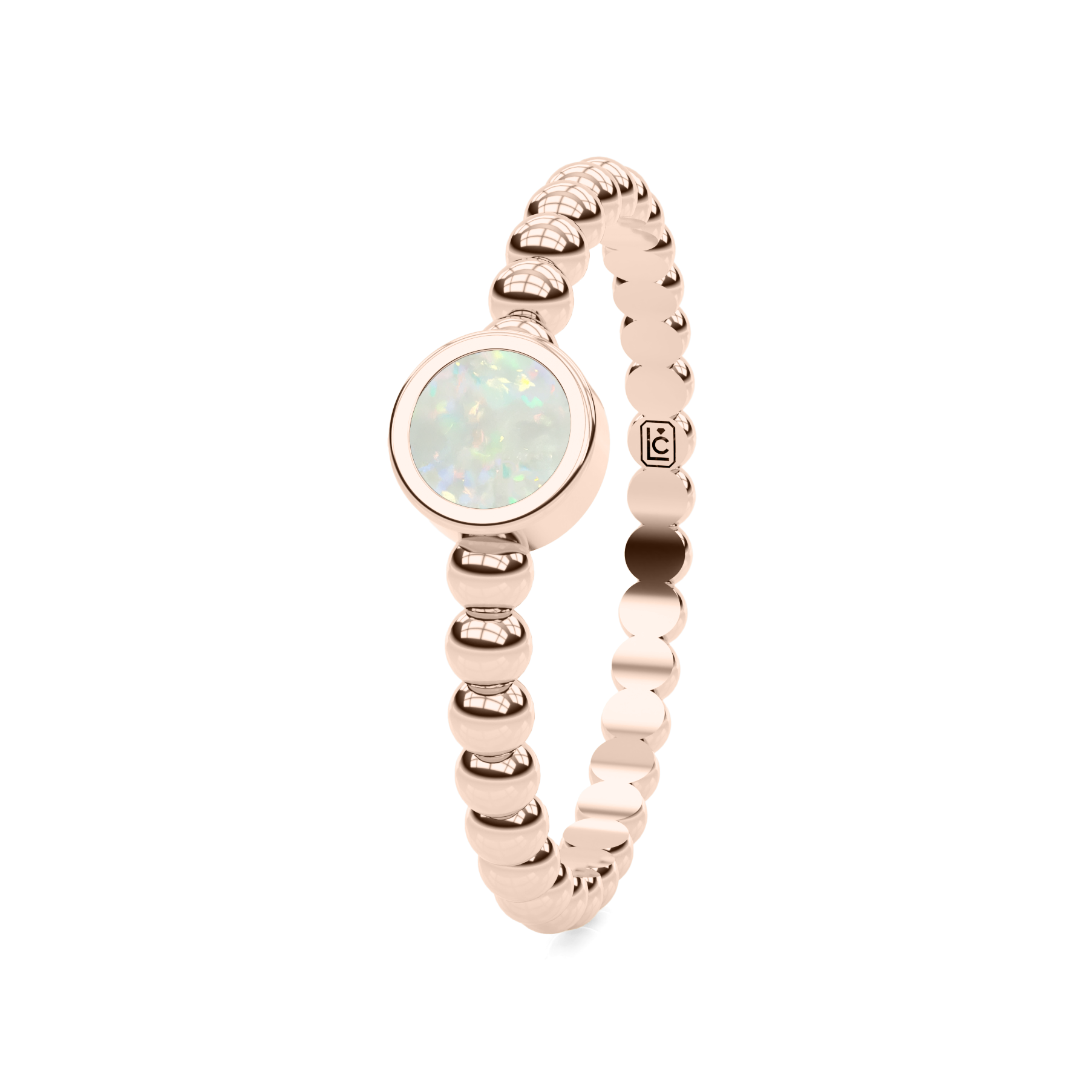 Memorial Ring Beaded