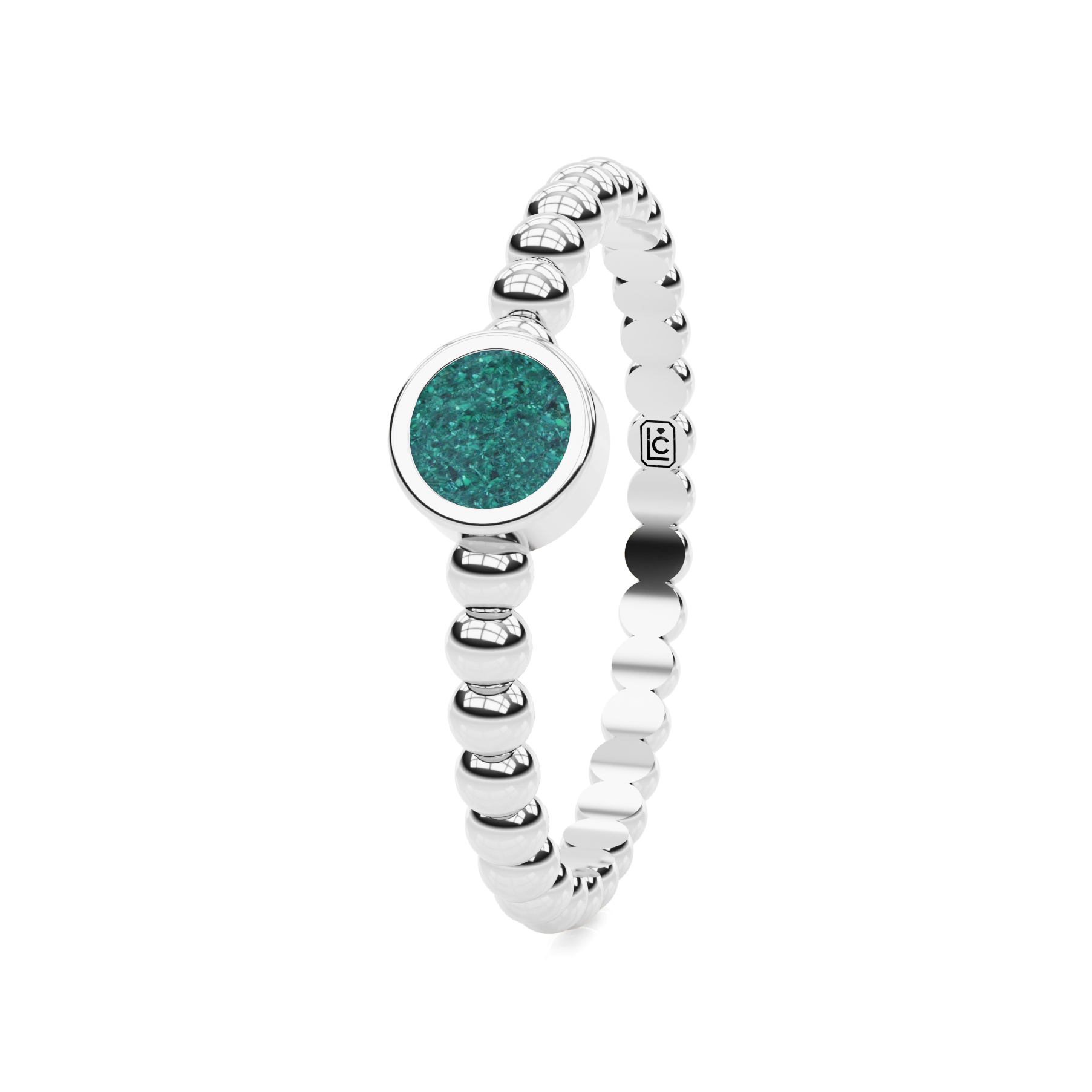 Memorial Ring Beaded