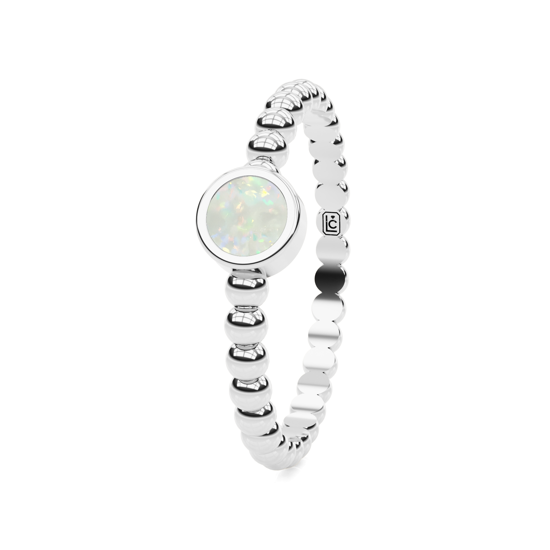 Memorial Ring Beaded