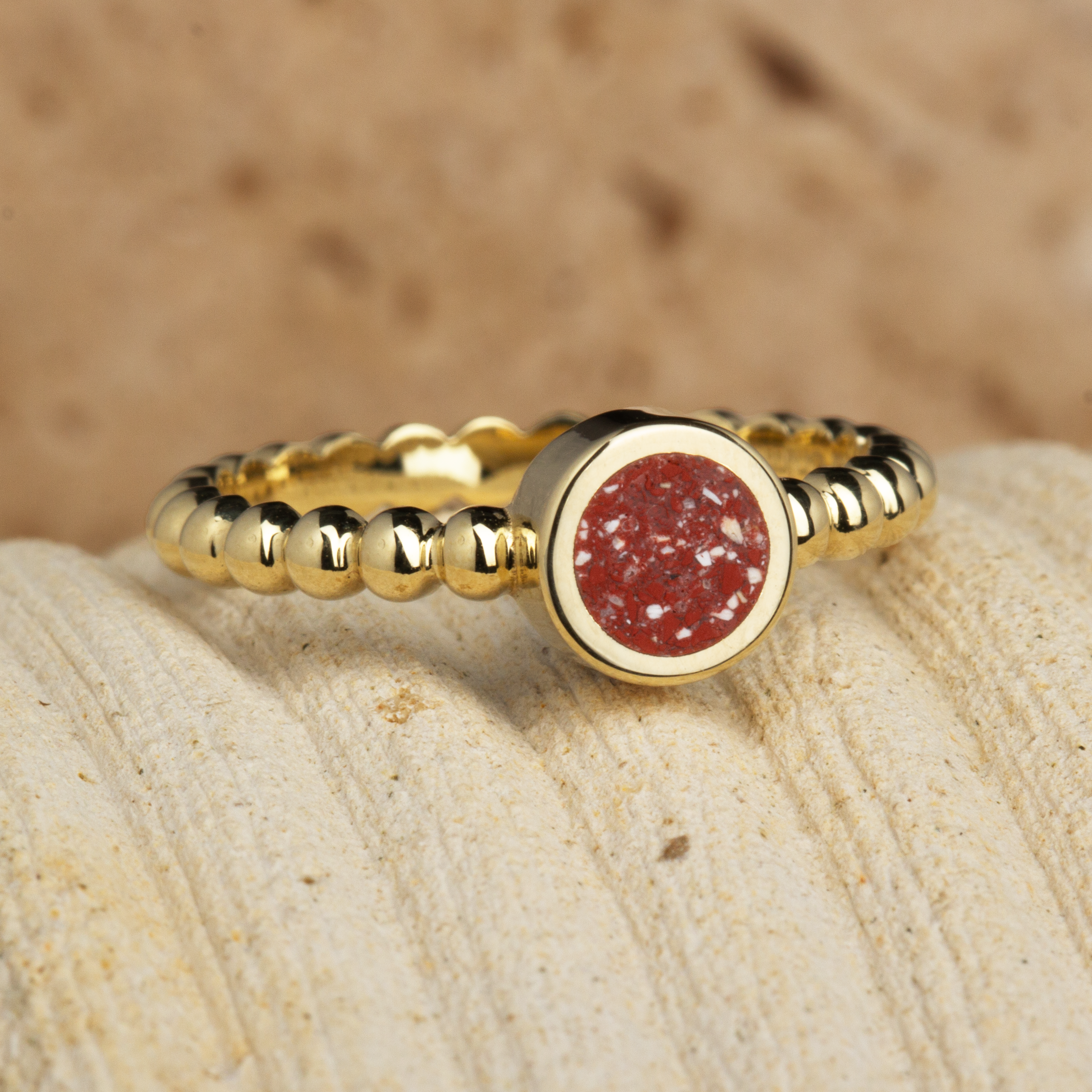 Memorial Ring Beaded Band