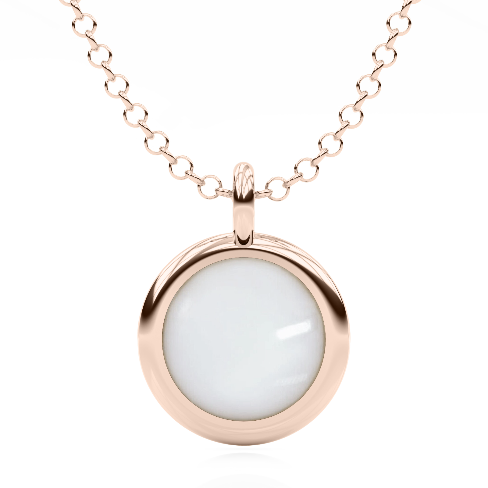 Breast Milk Pendant Round