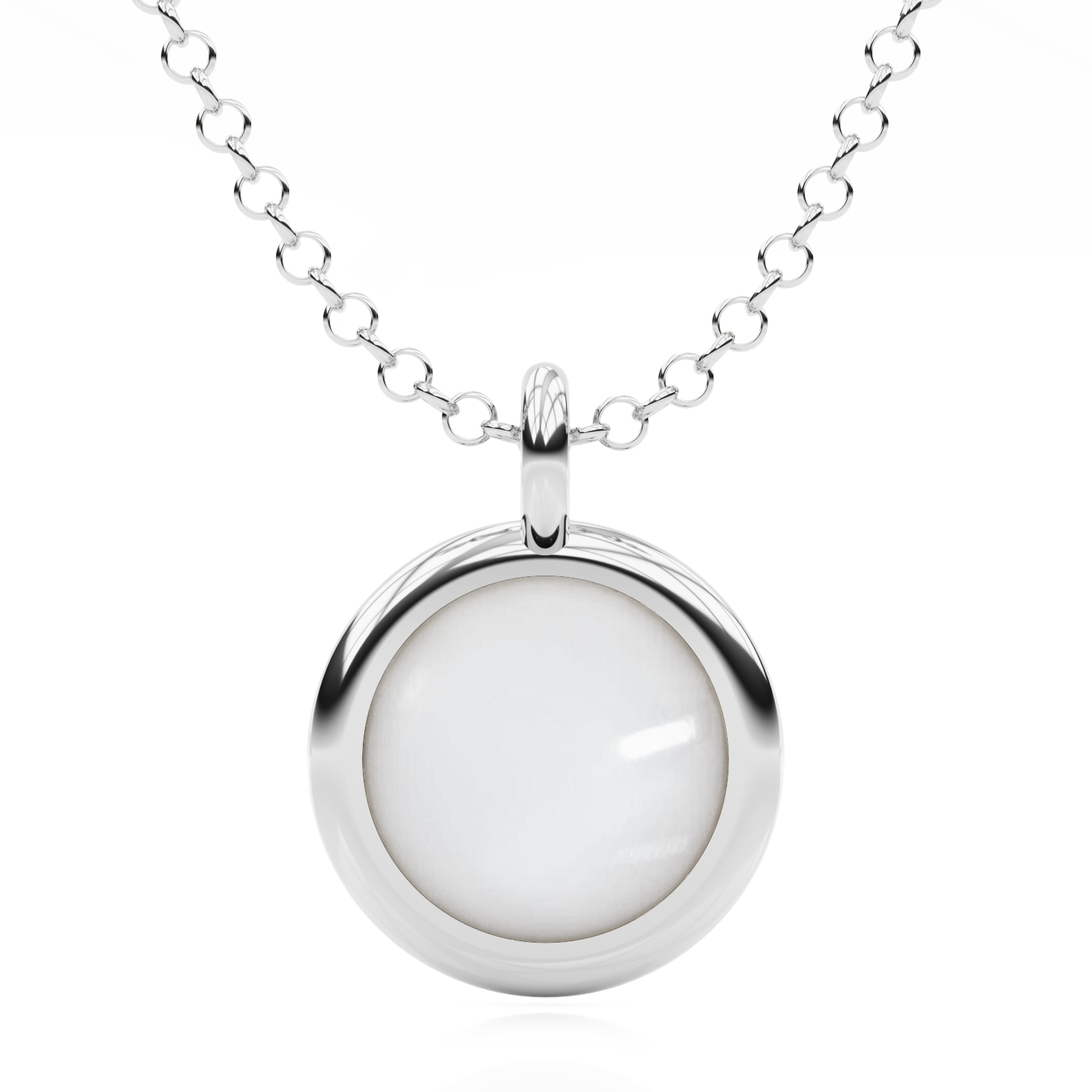 Breast Milk Pendant Round