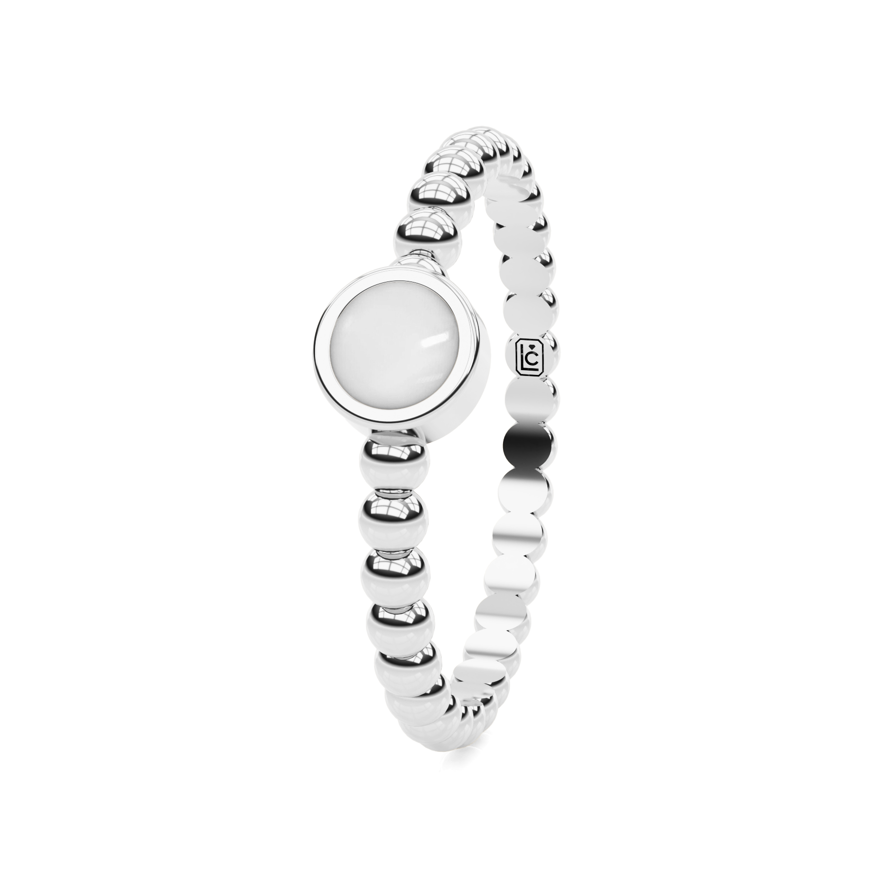 Breastmilk ring pearlband