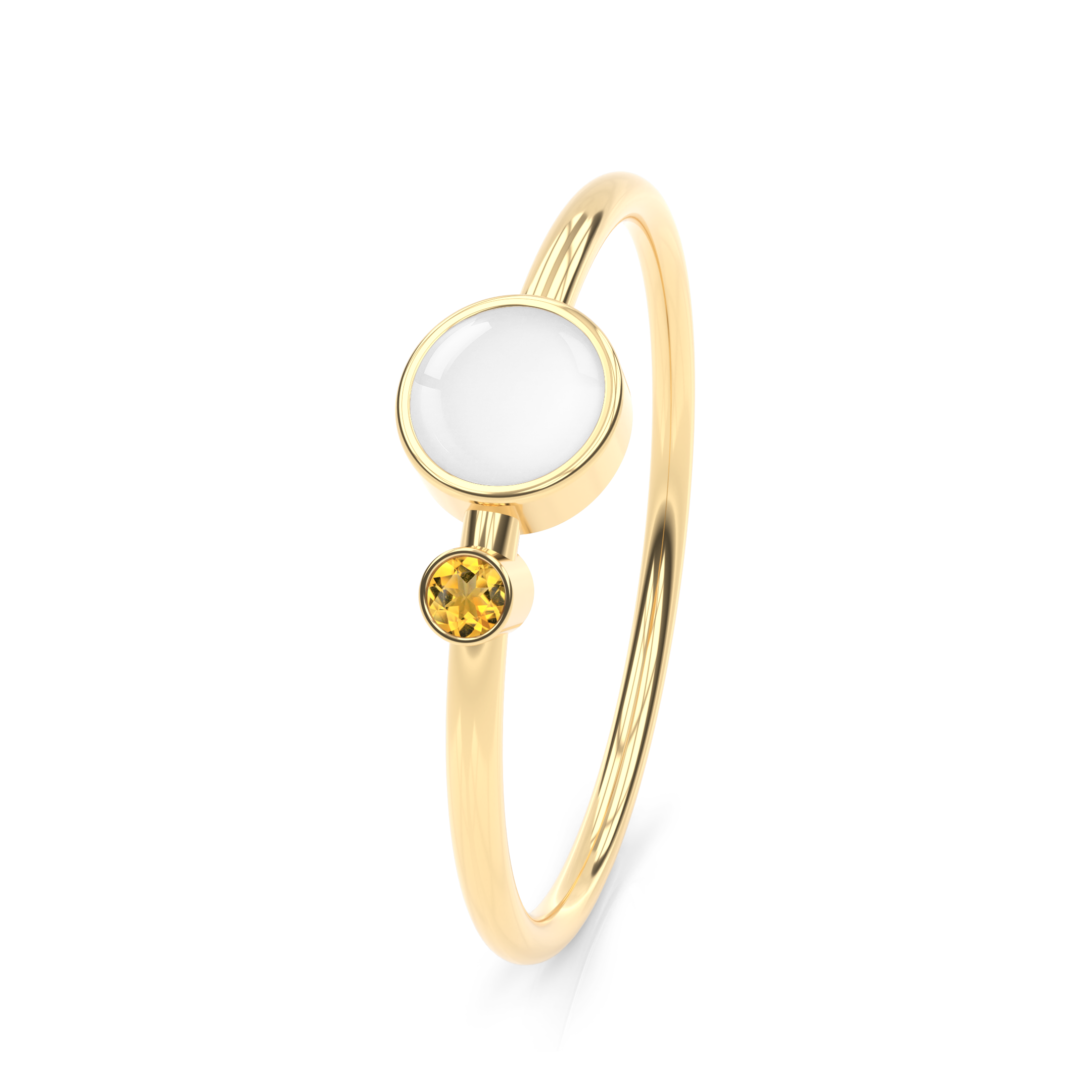 Breastmilk ring birthstone