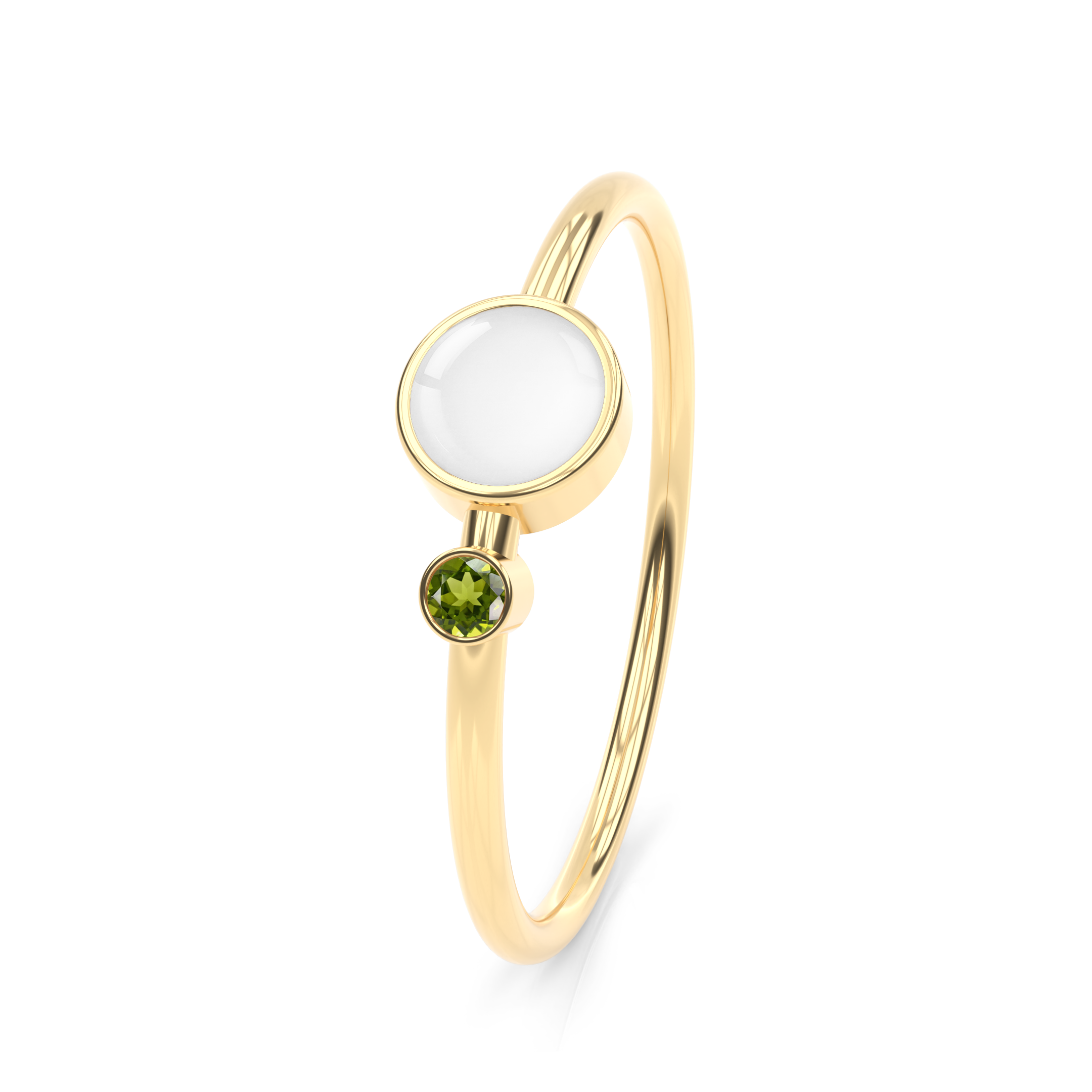 Breastmilk ring birthstone