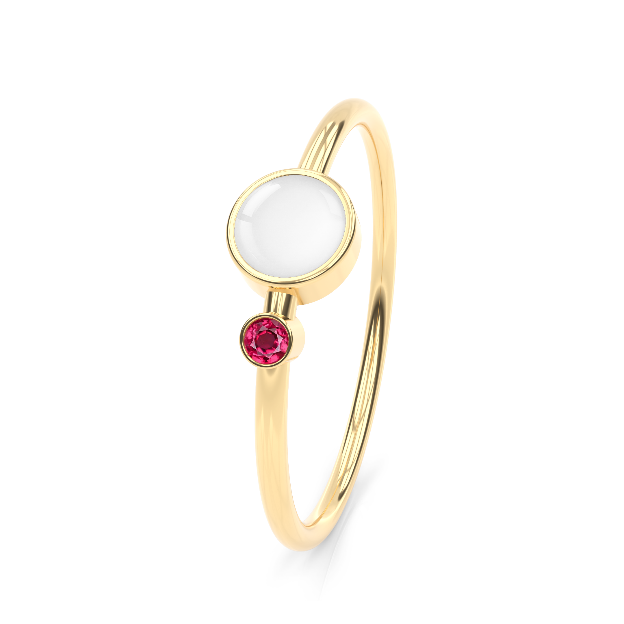 Breastmilk ring birthstone