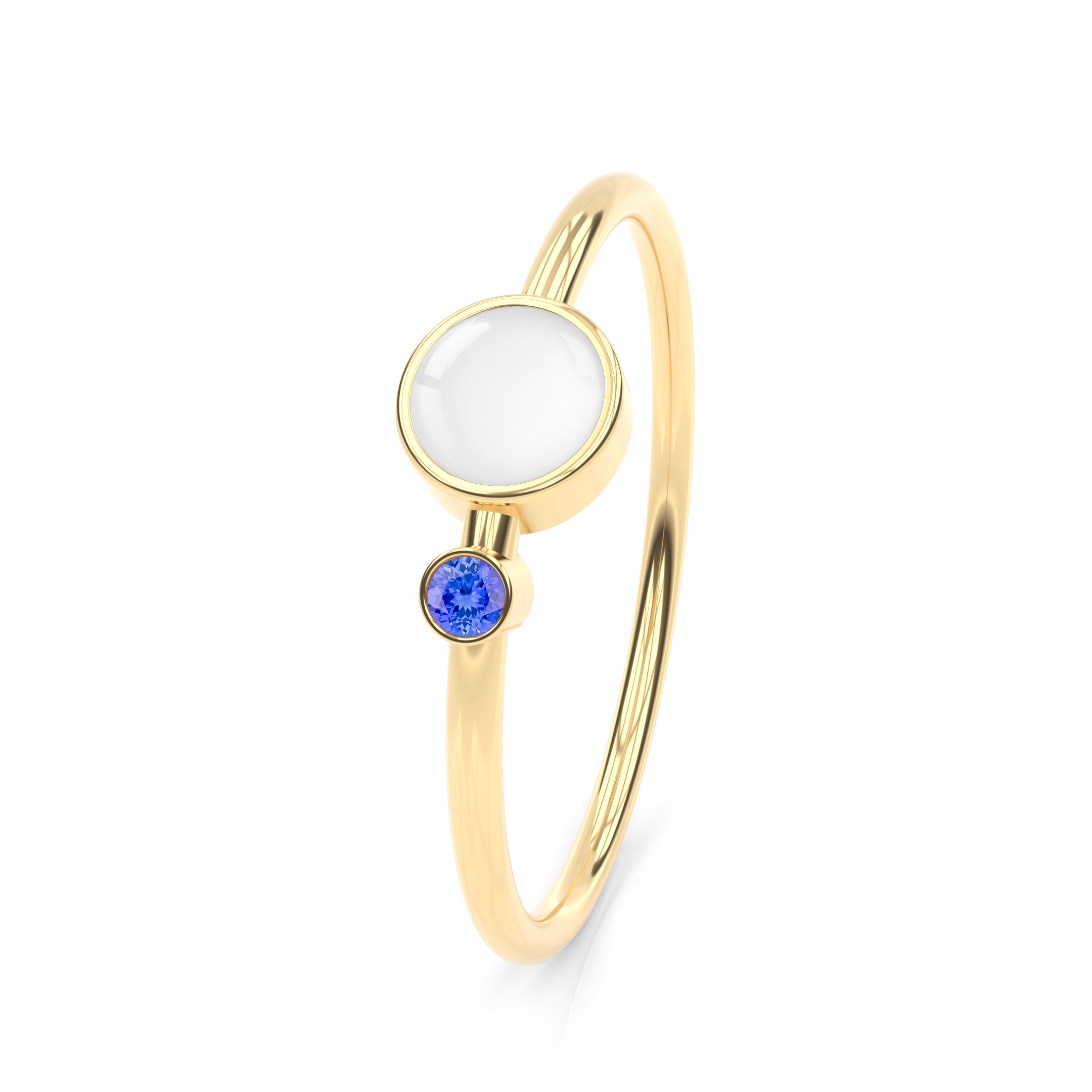 Breastmilk ring birthstone