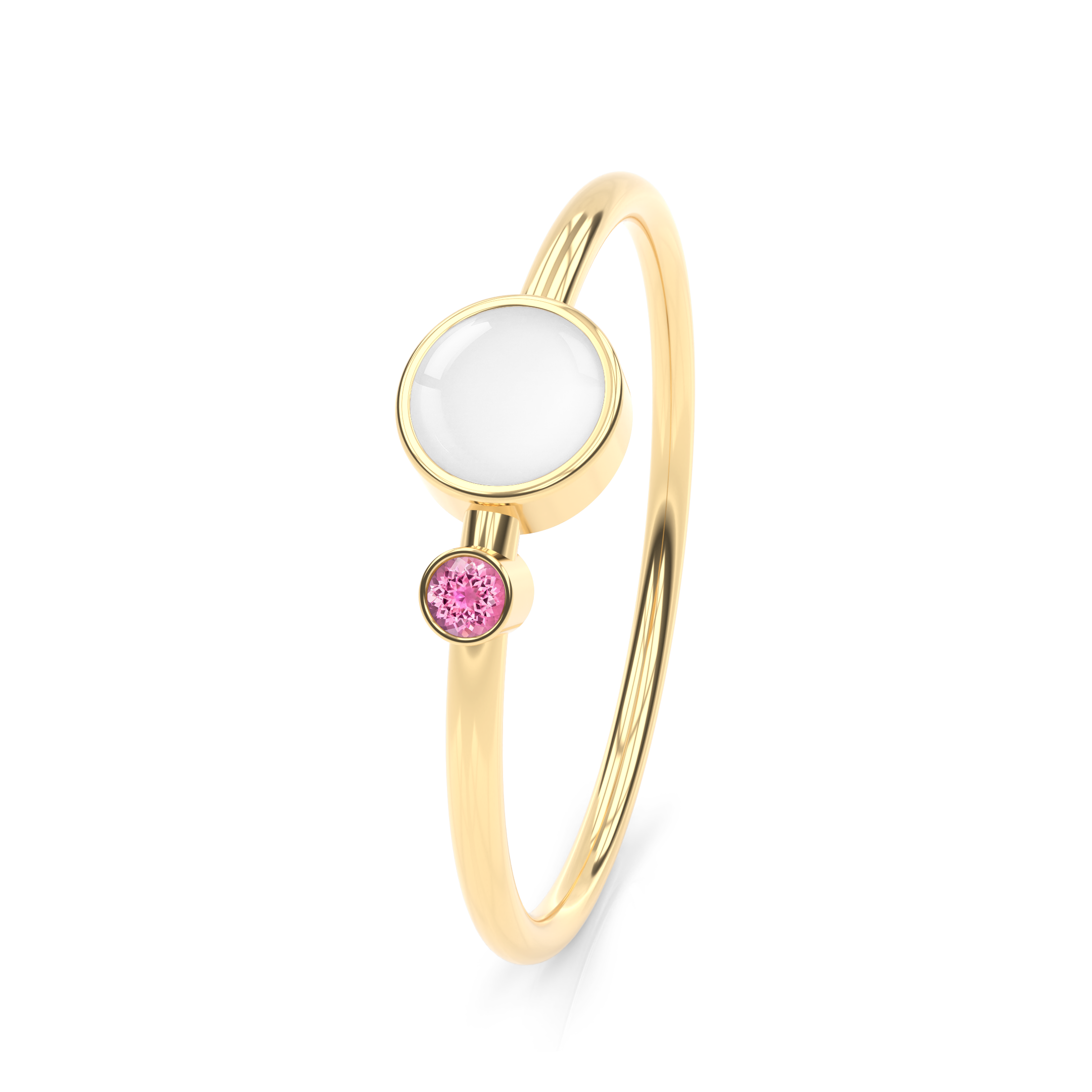Breastmilk ring birthstone