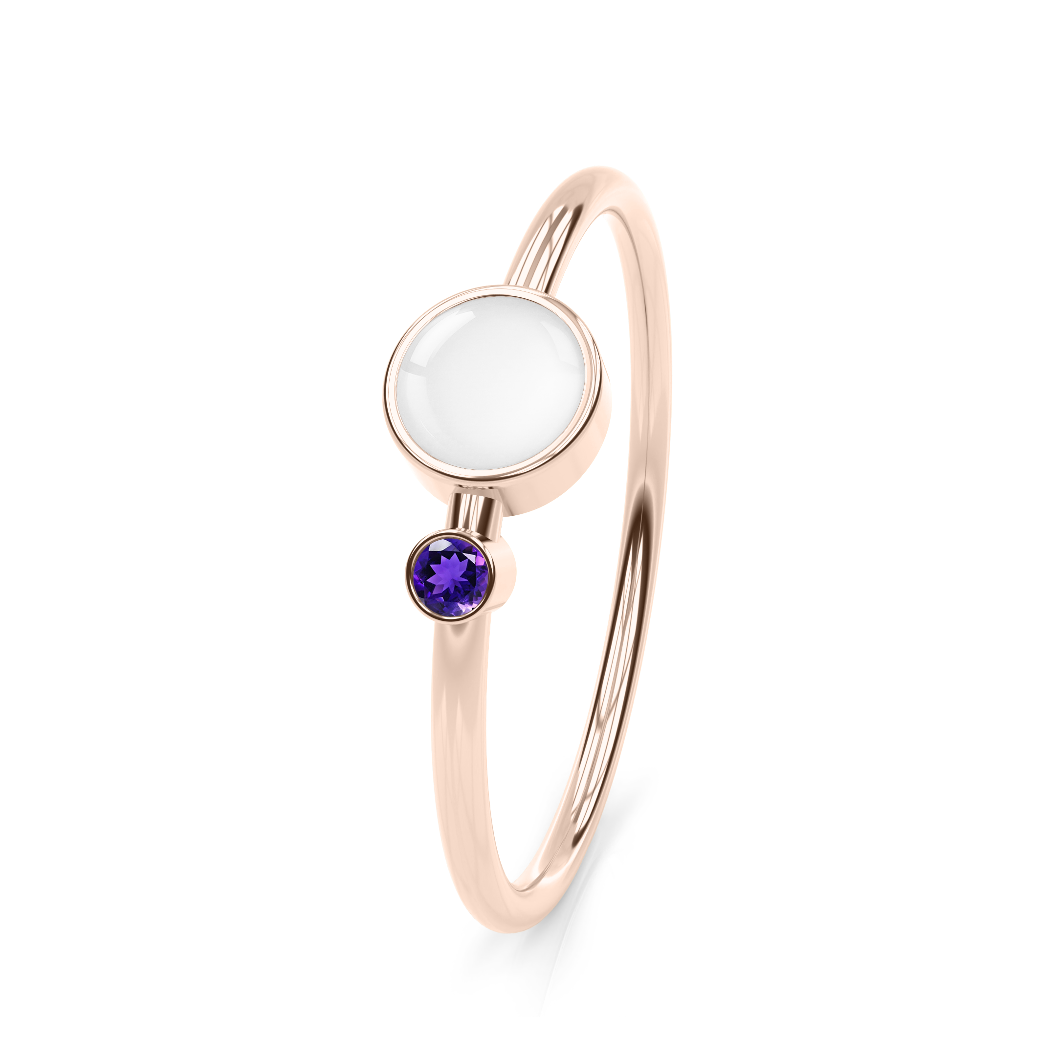 Breastmilk ring birthstone