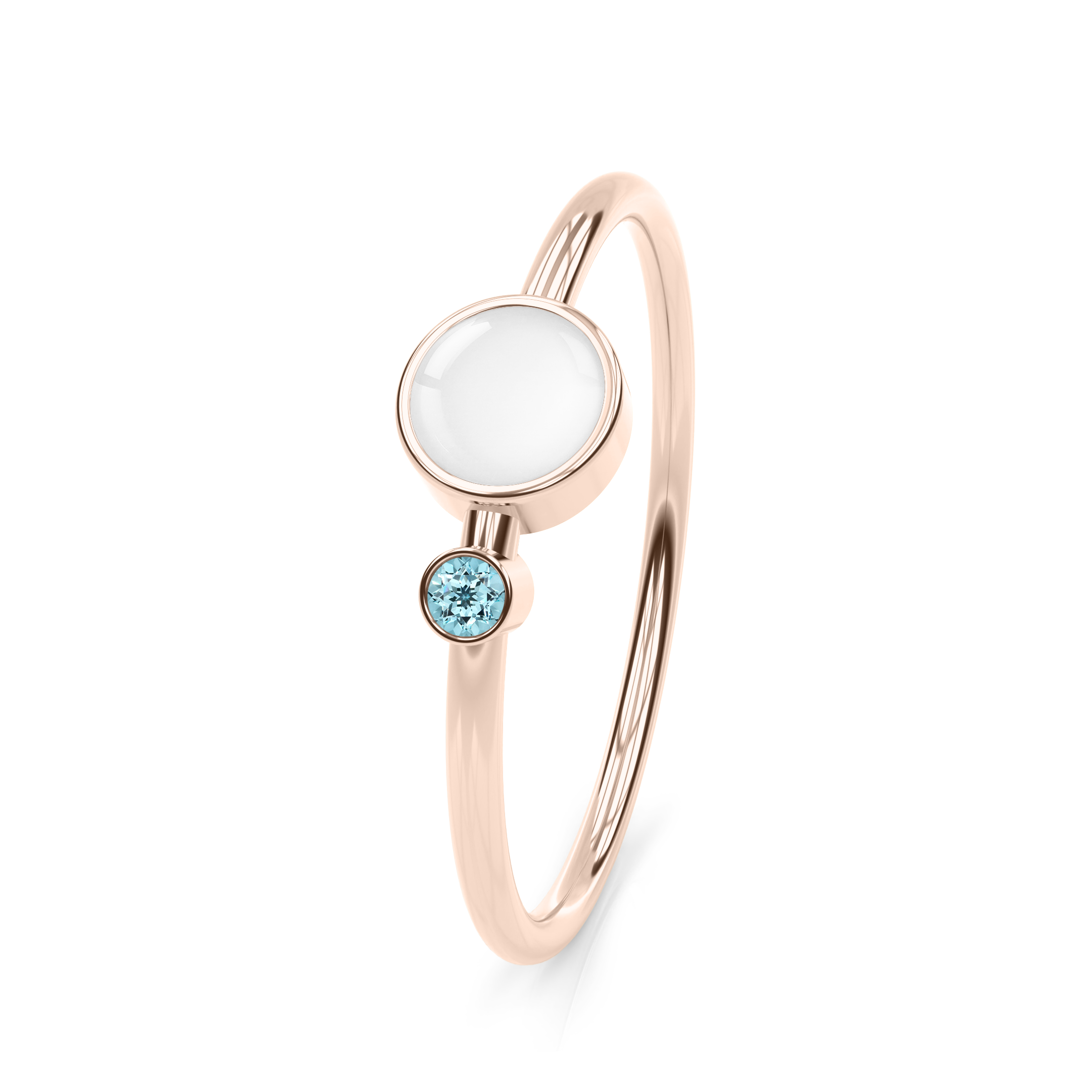 Breastmilk ring birthstone