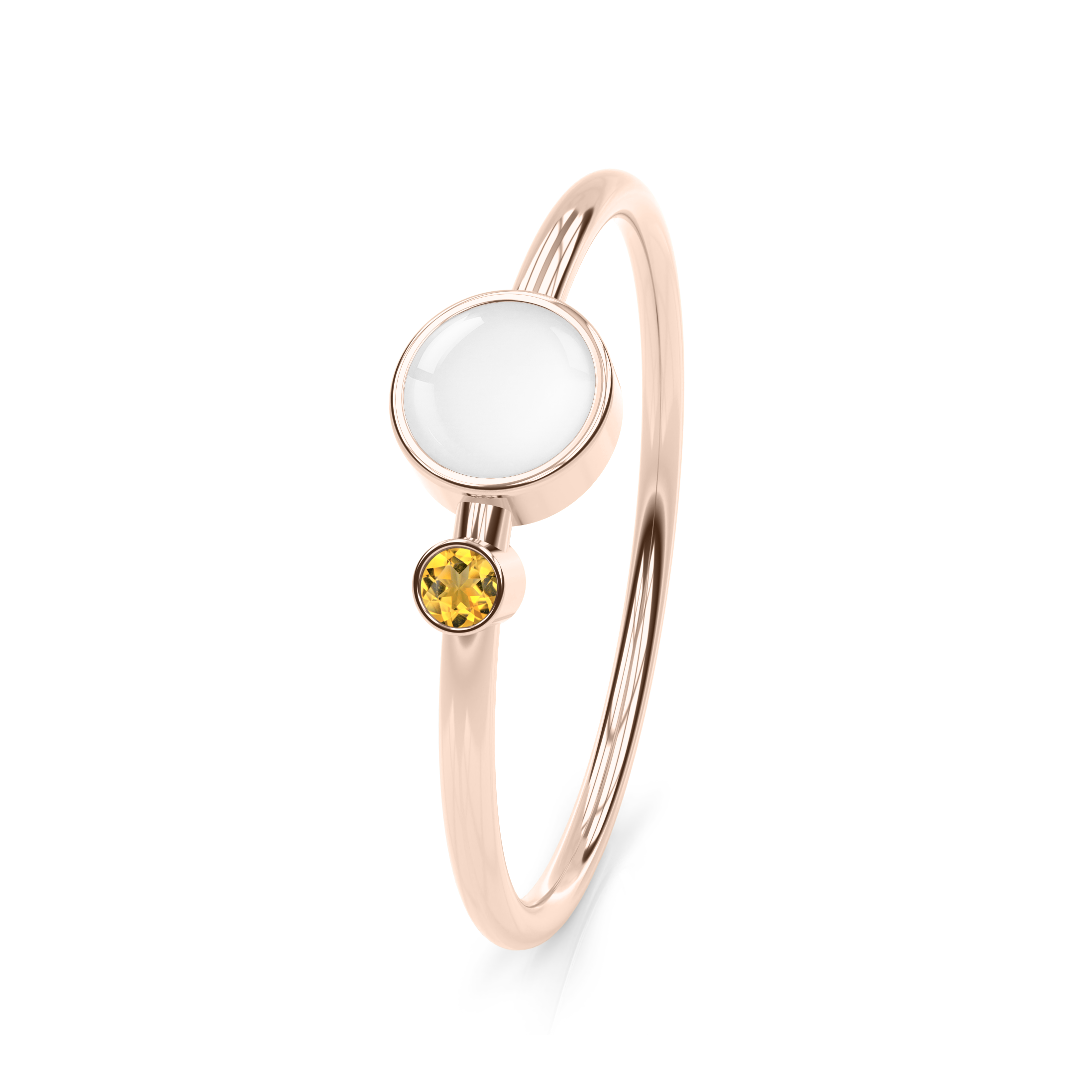 Breastmilk ring birthstone