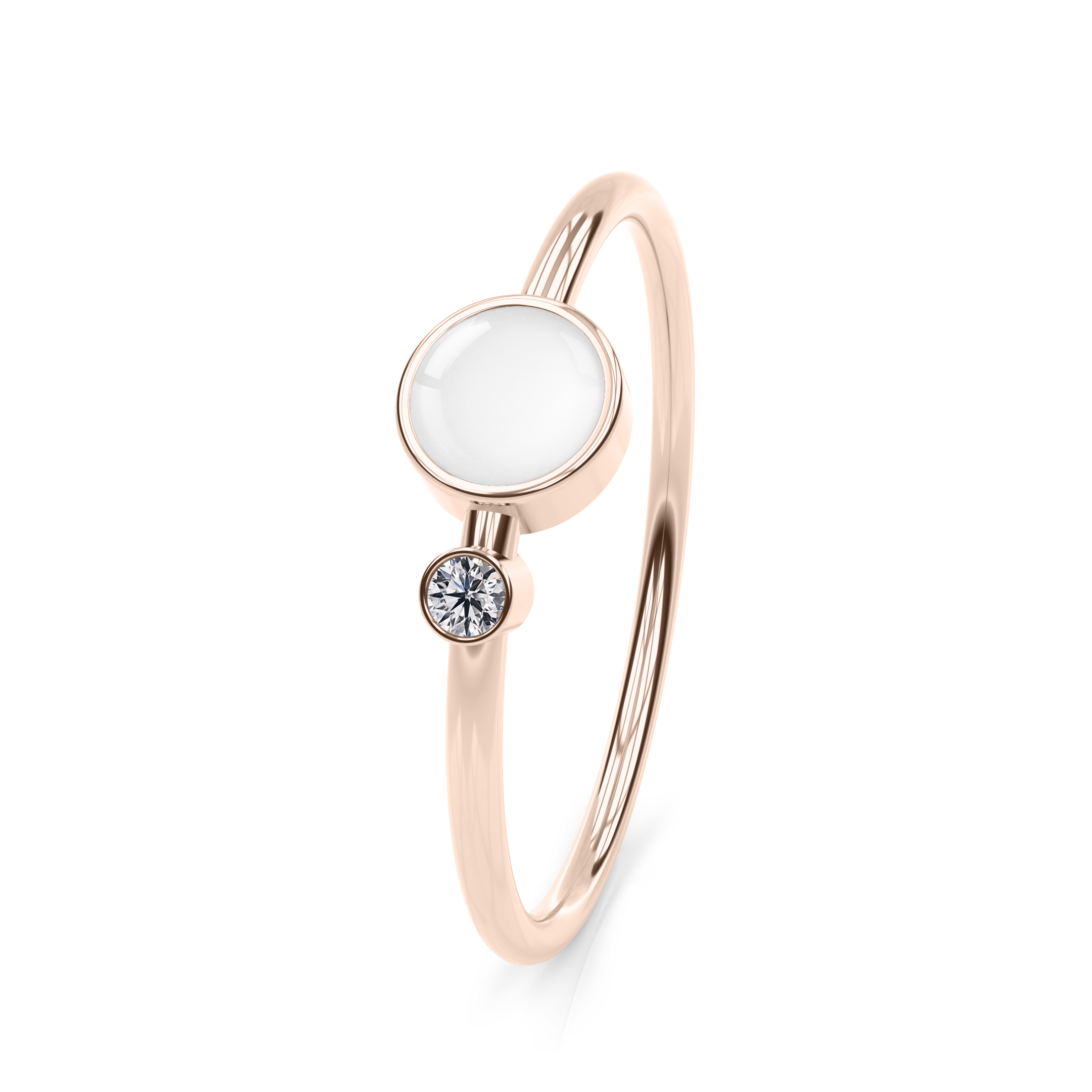 Breastmilk ring birthstone