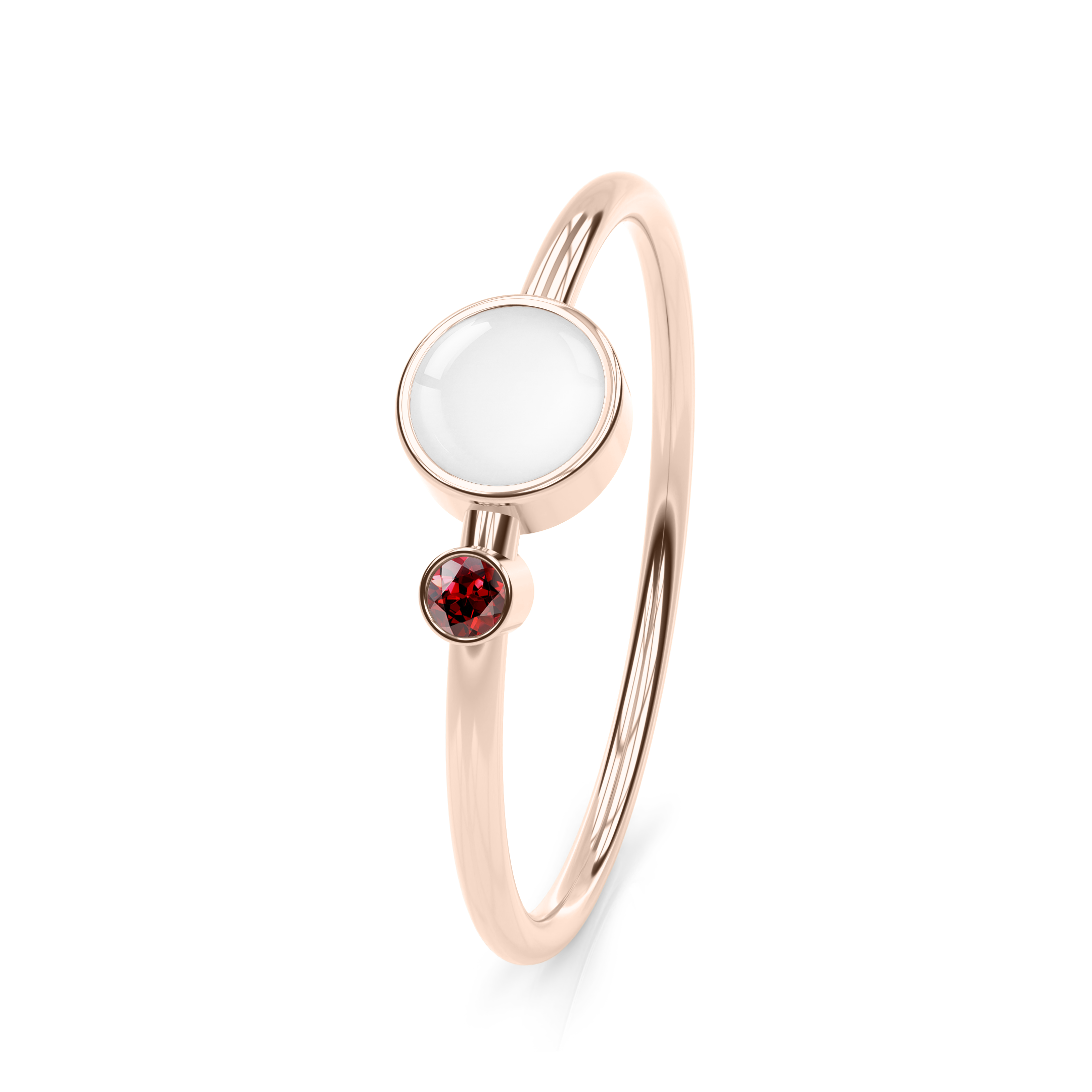 Breastmilk ring birthstone