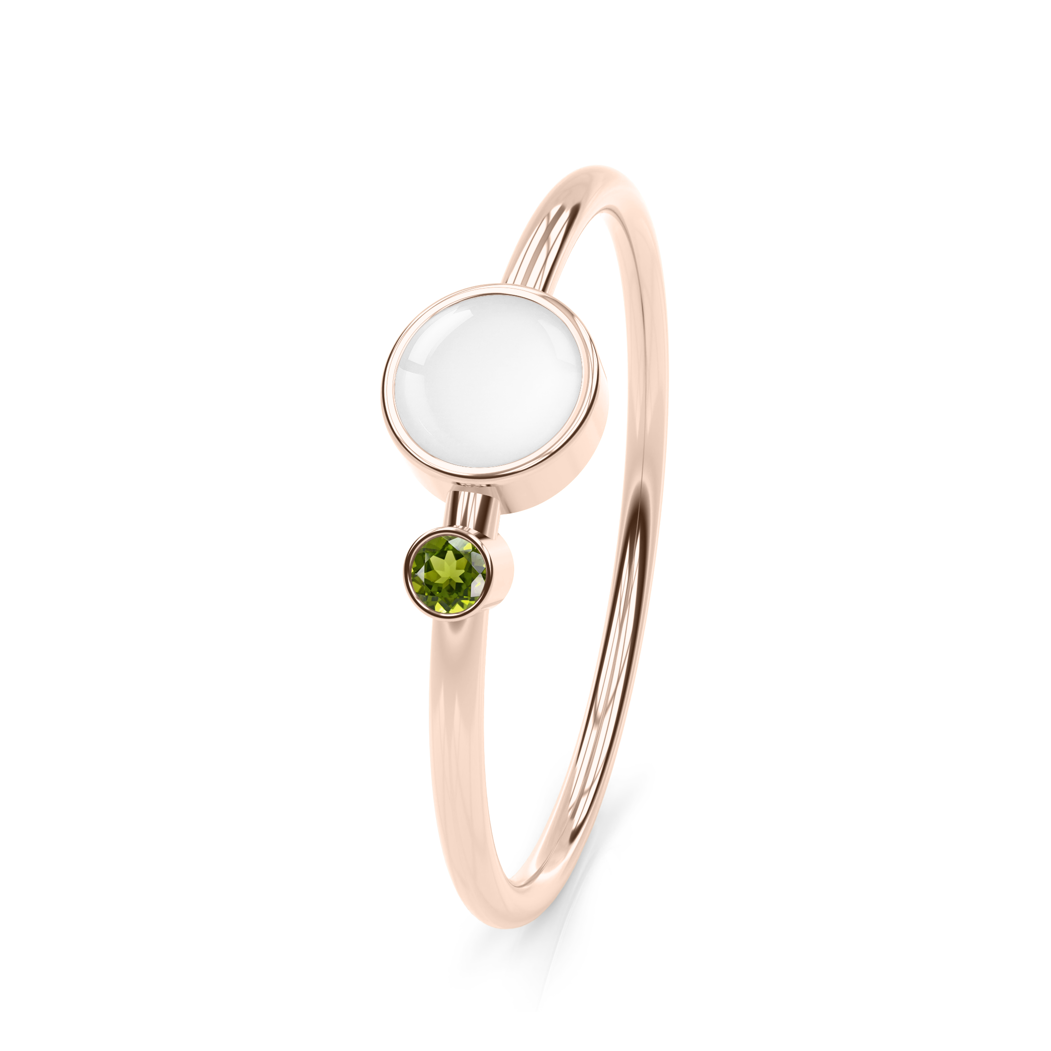 Breastmilk ring birthstone