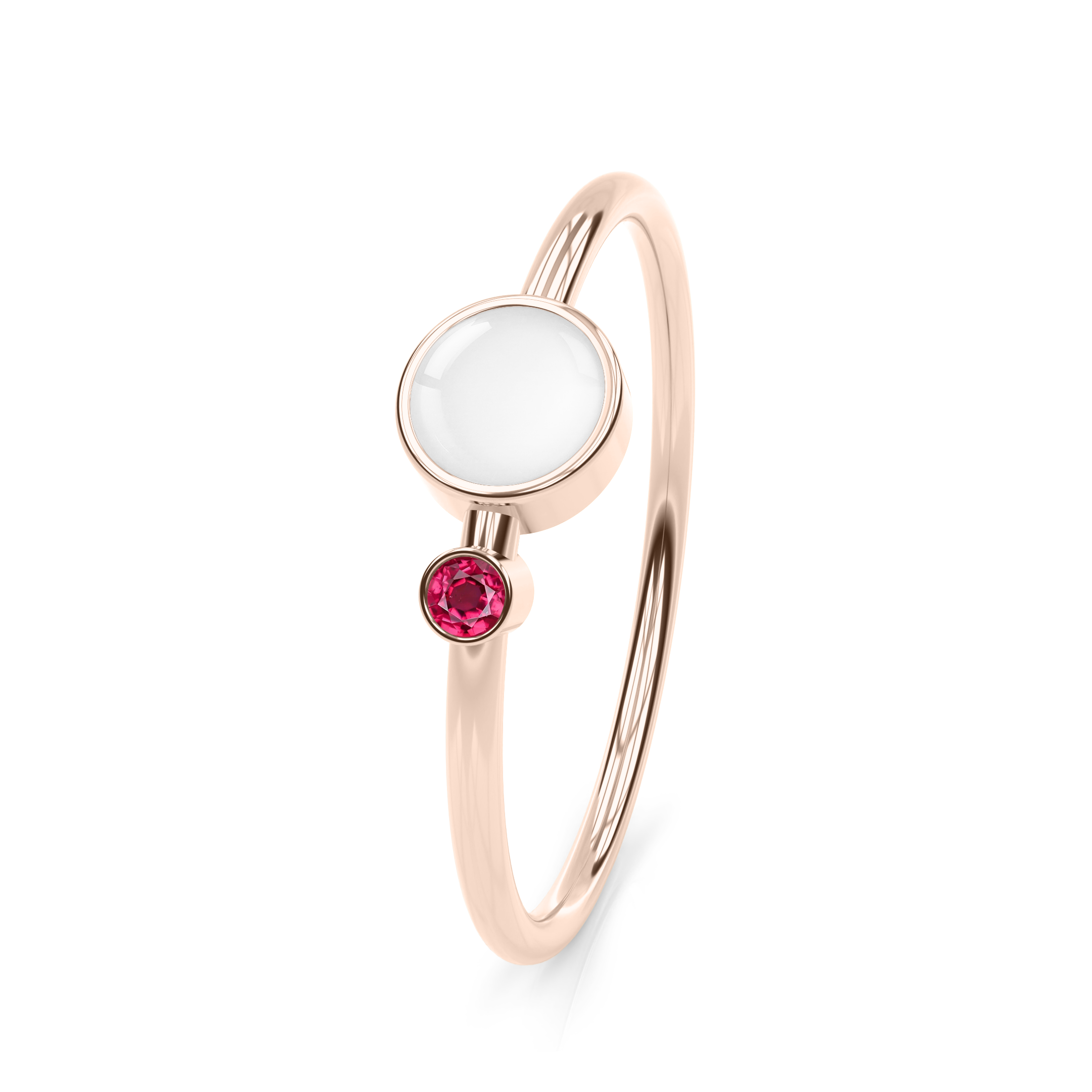 Breastmilk ring birthstone