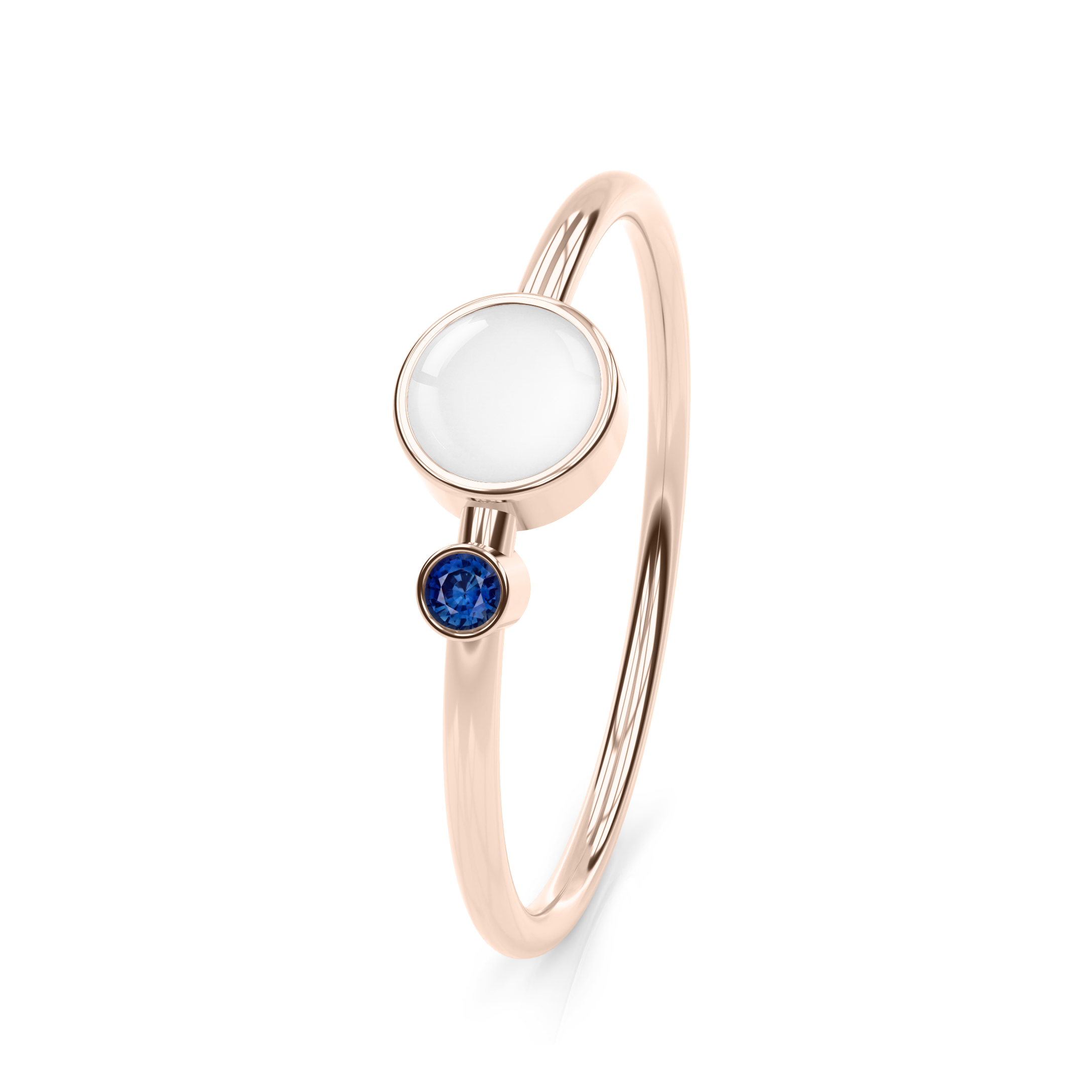 Breastmilk ring birthstone