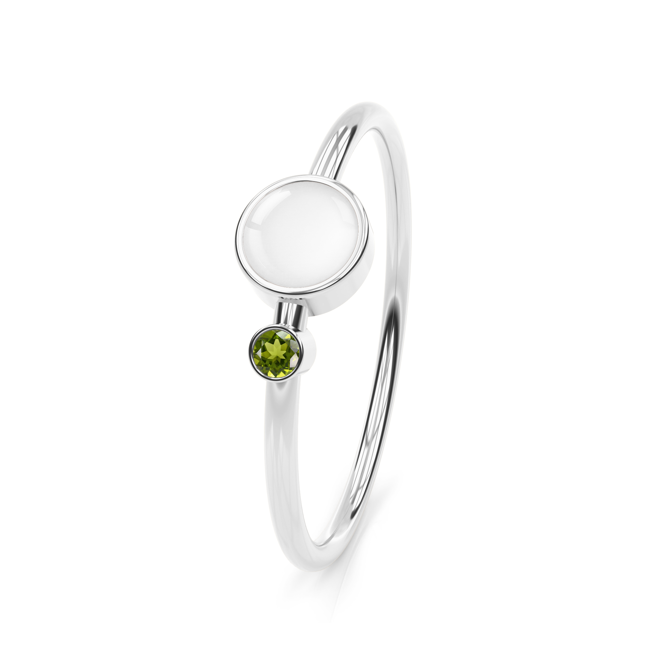 Breastmilk ring birthstone