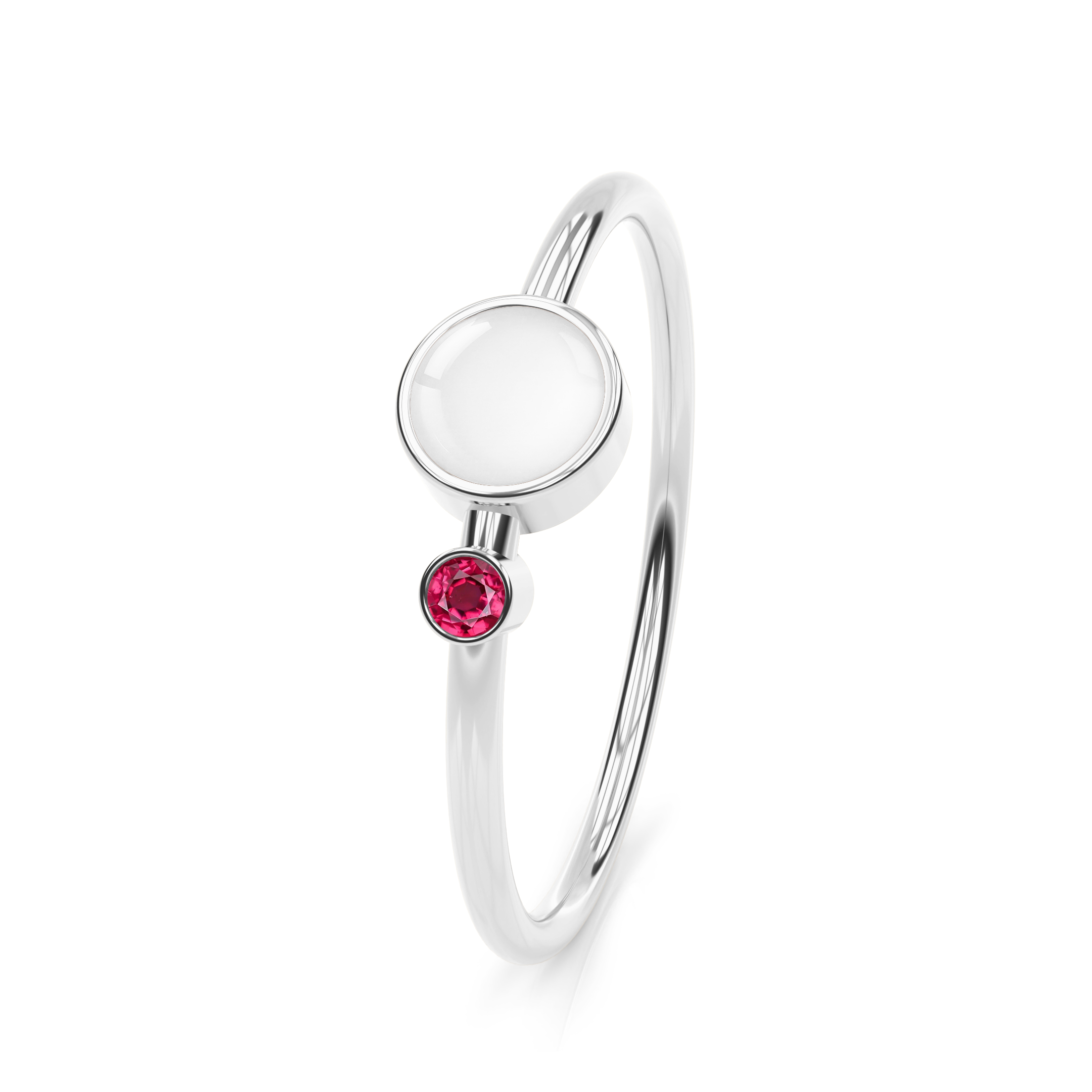 Breastmilk ring birthstone