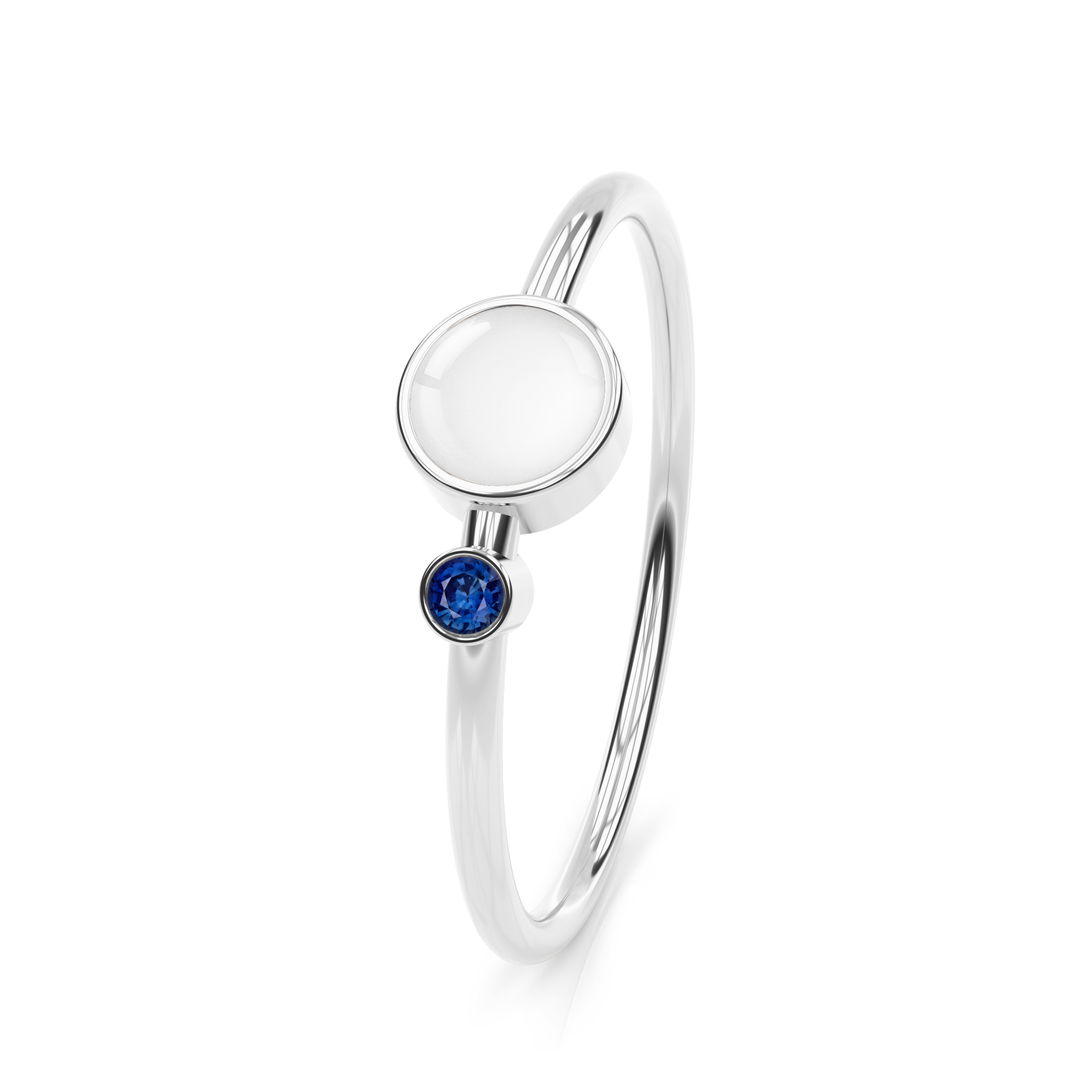 Breastmilk ring birthstone