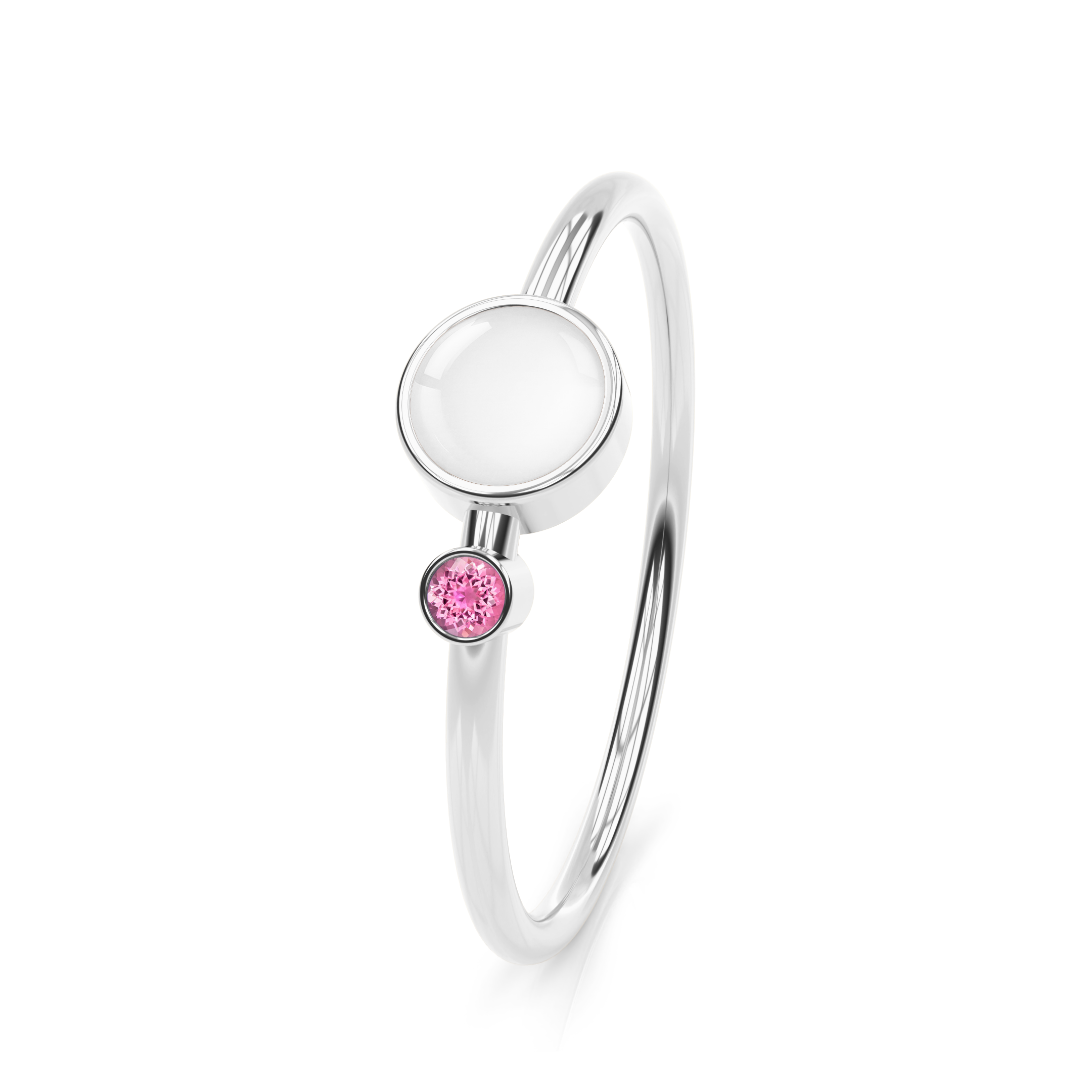 Breastmilk ring birthstone