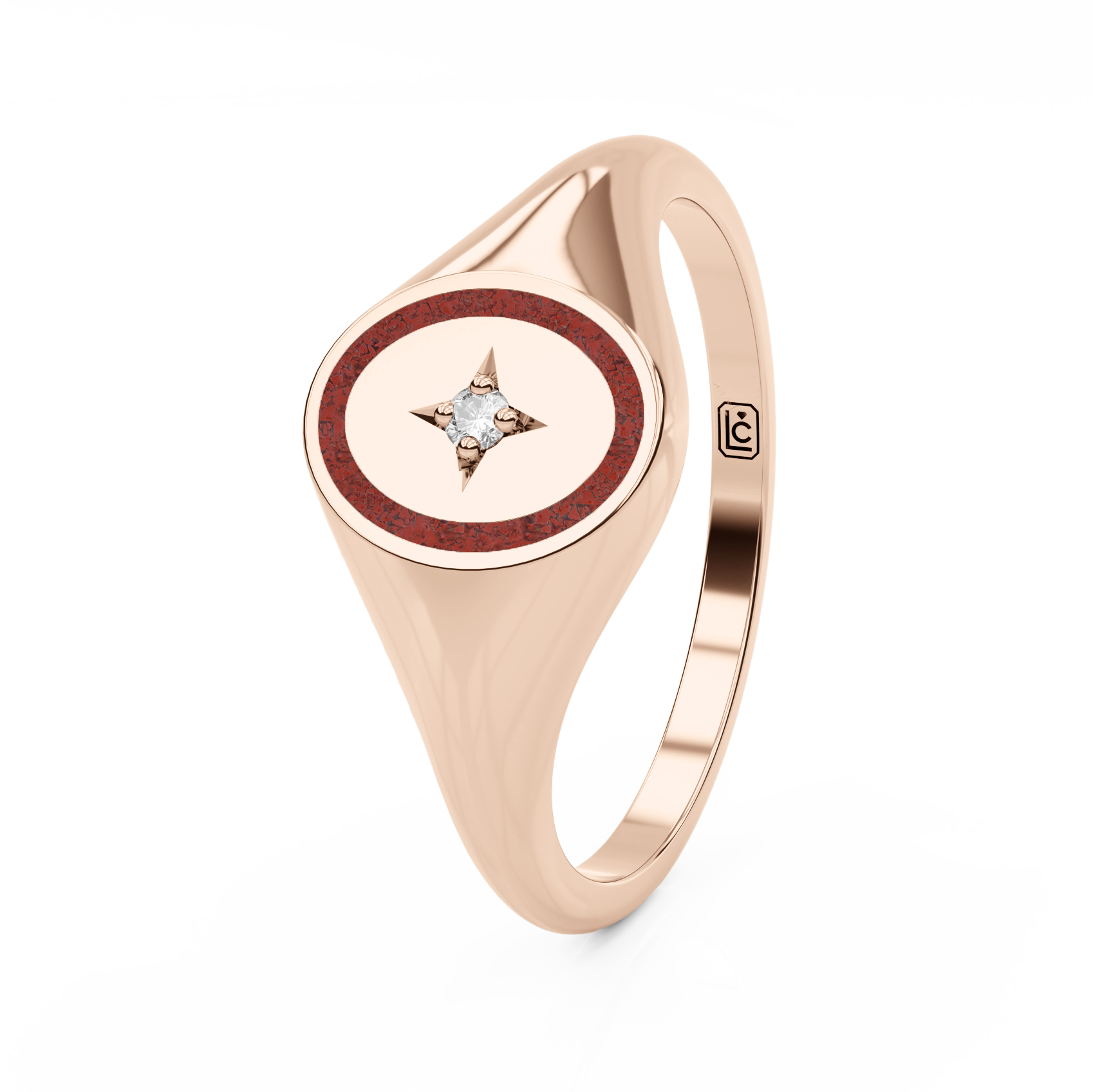 Memorial Ring Signet Star