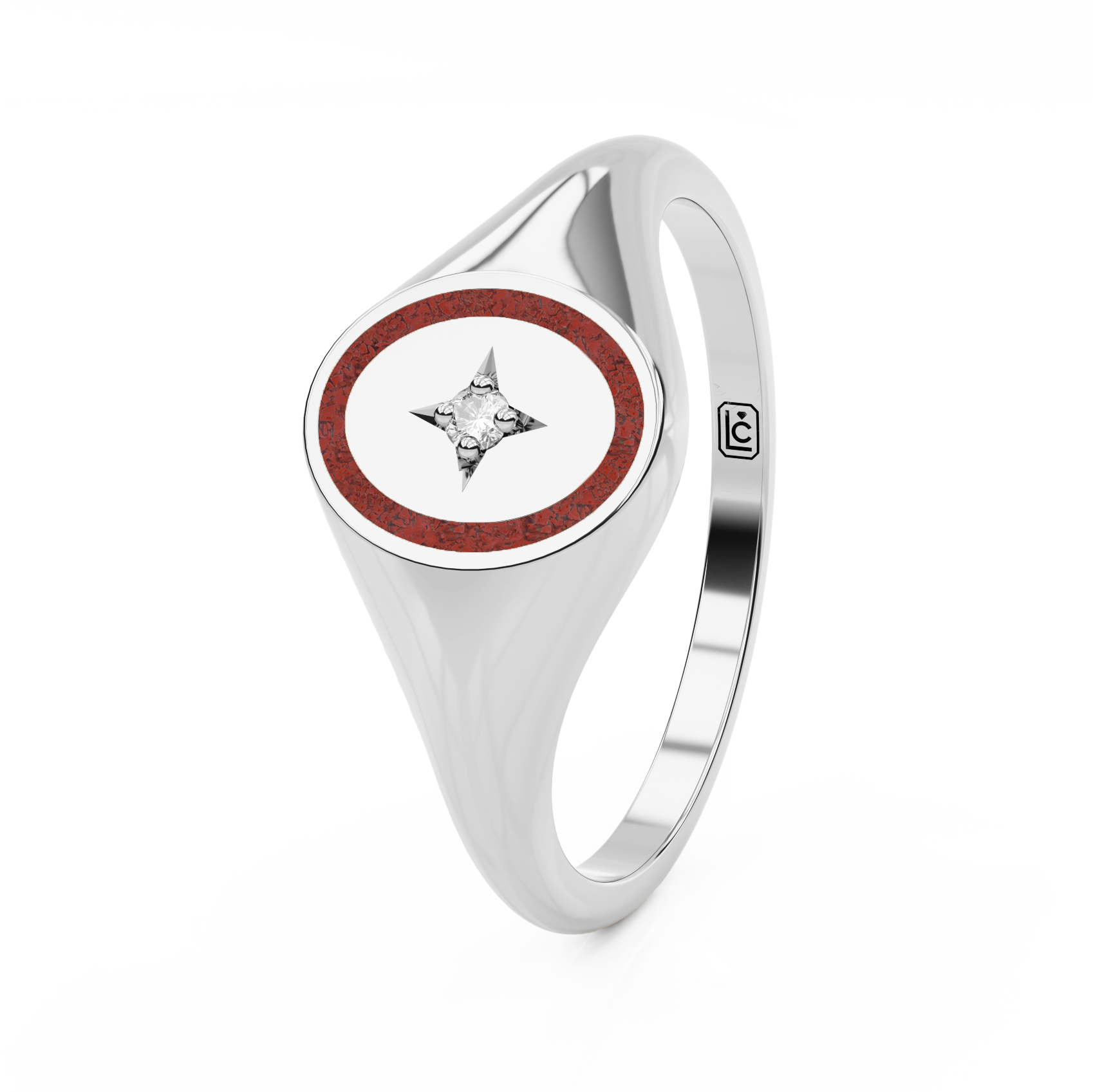 Memorial Ring Signet Star