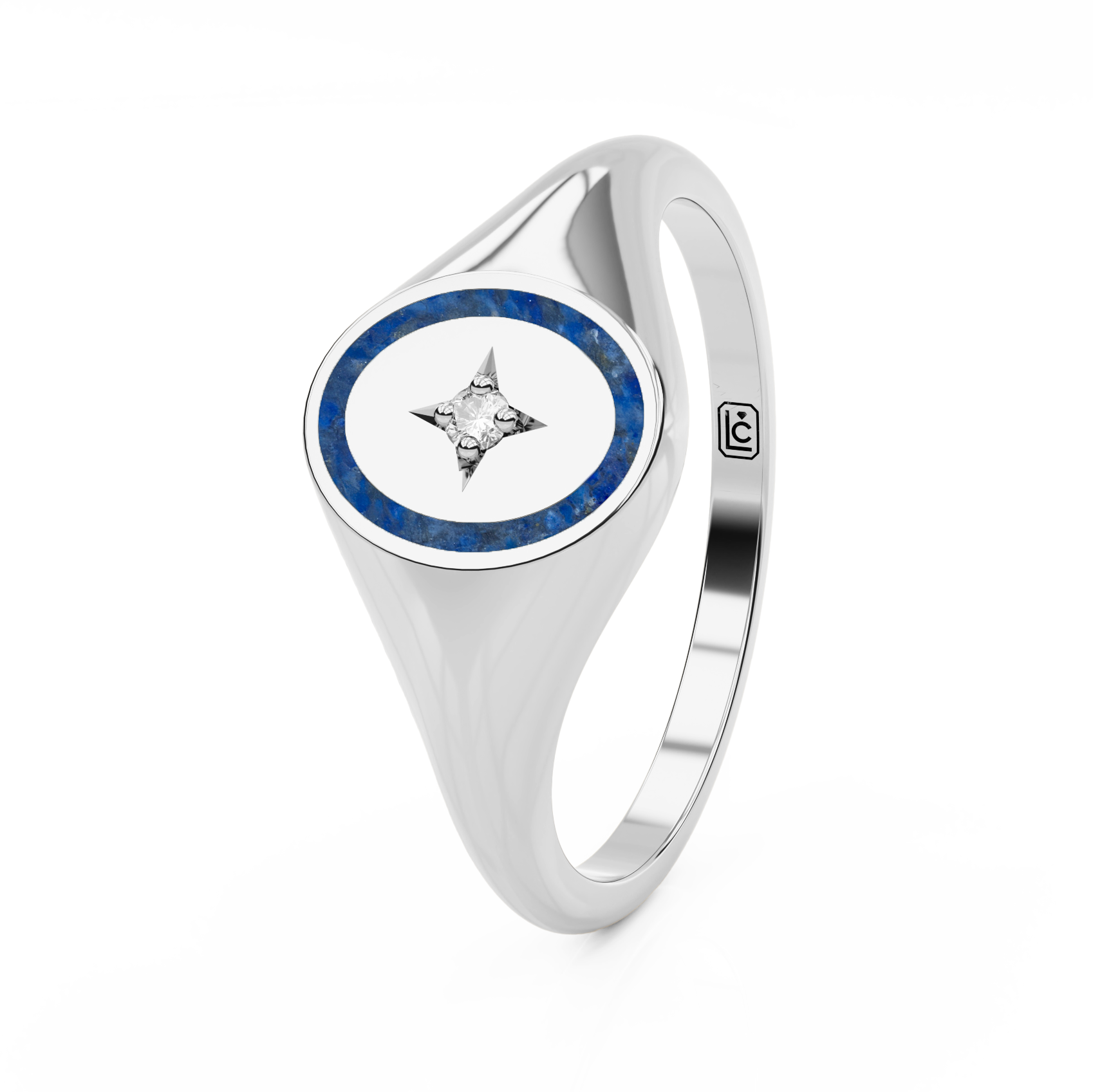 Memorial Ring Signet Star