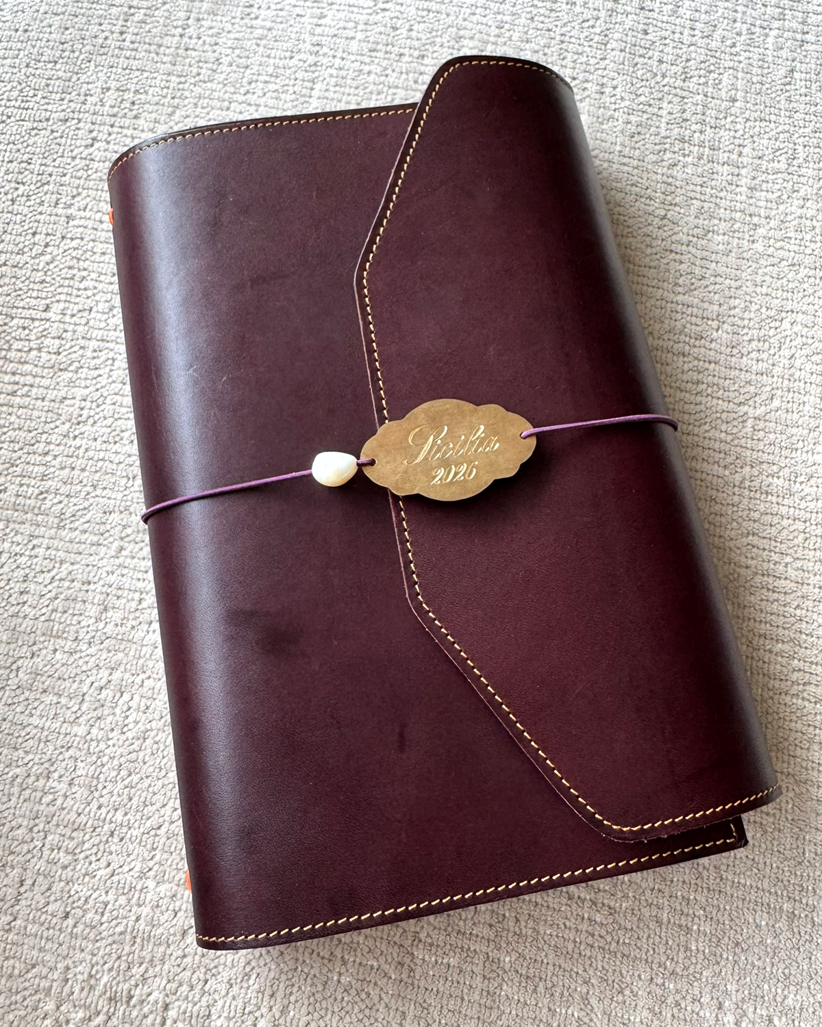Personalized Hand-Engraved Journal Charm