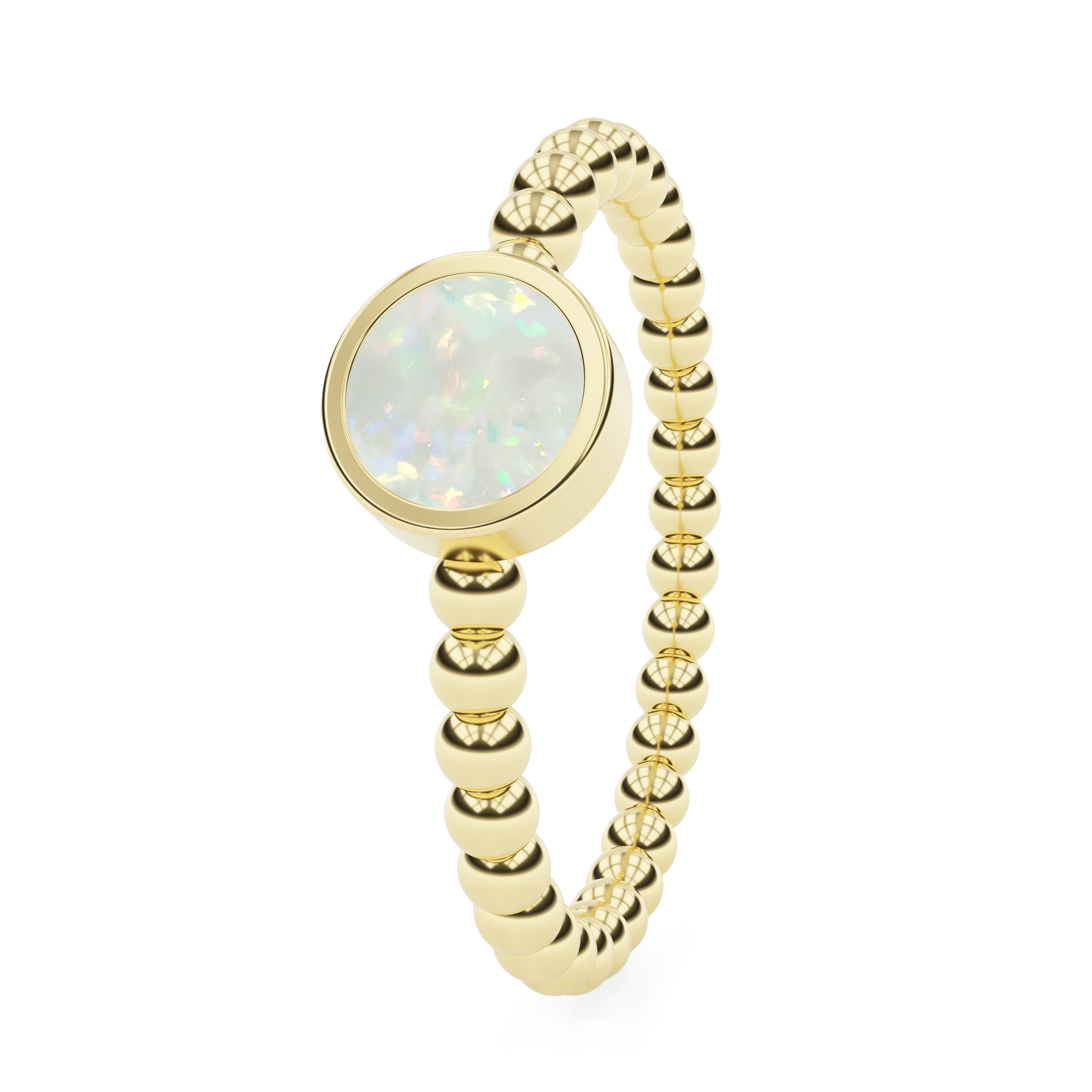 Memorial Ring Beaded