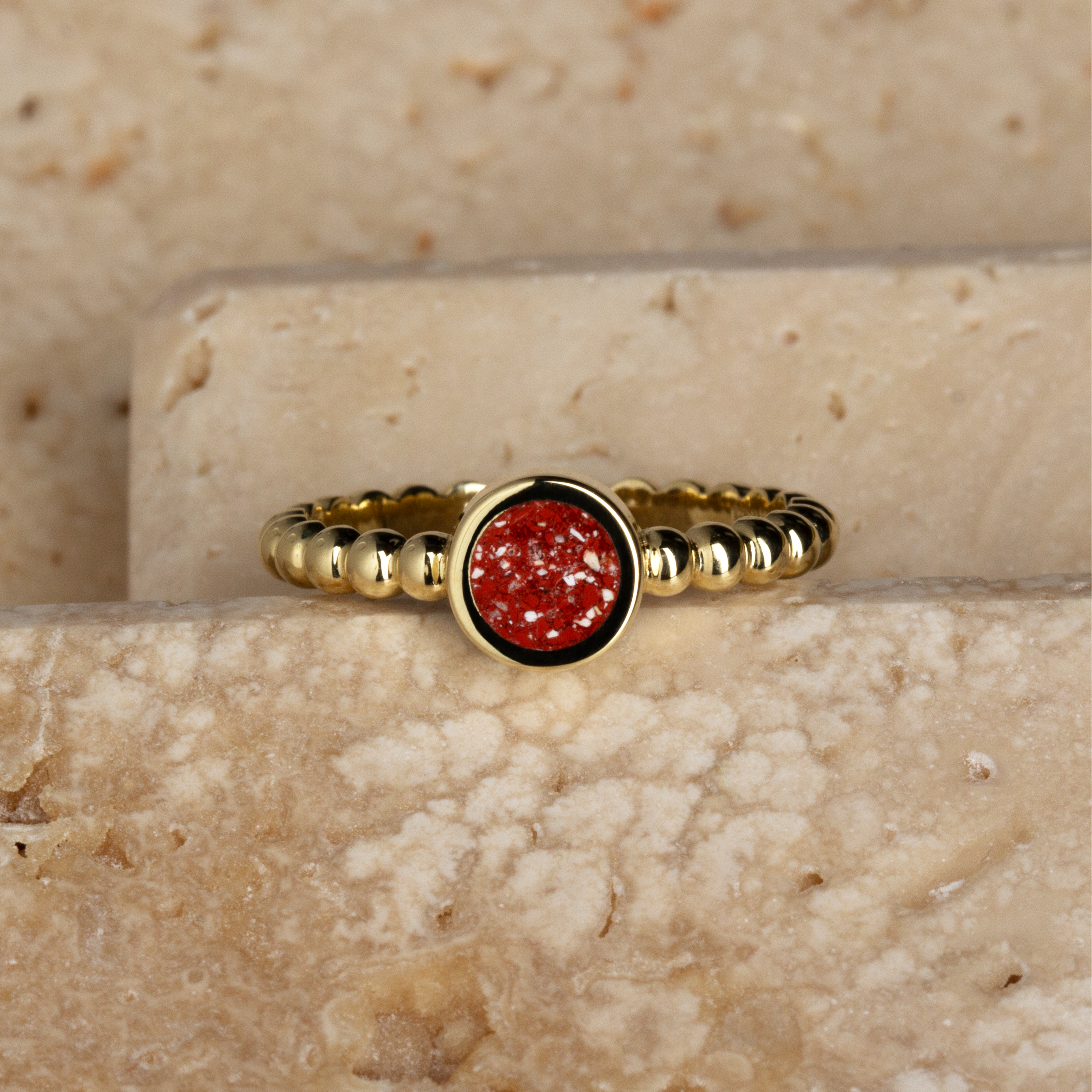 Memorial Ring Beaded Band