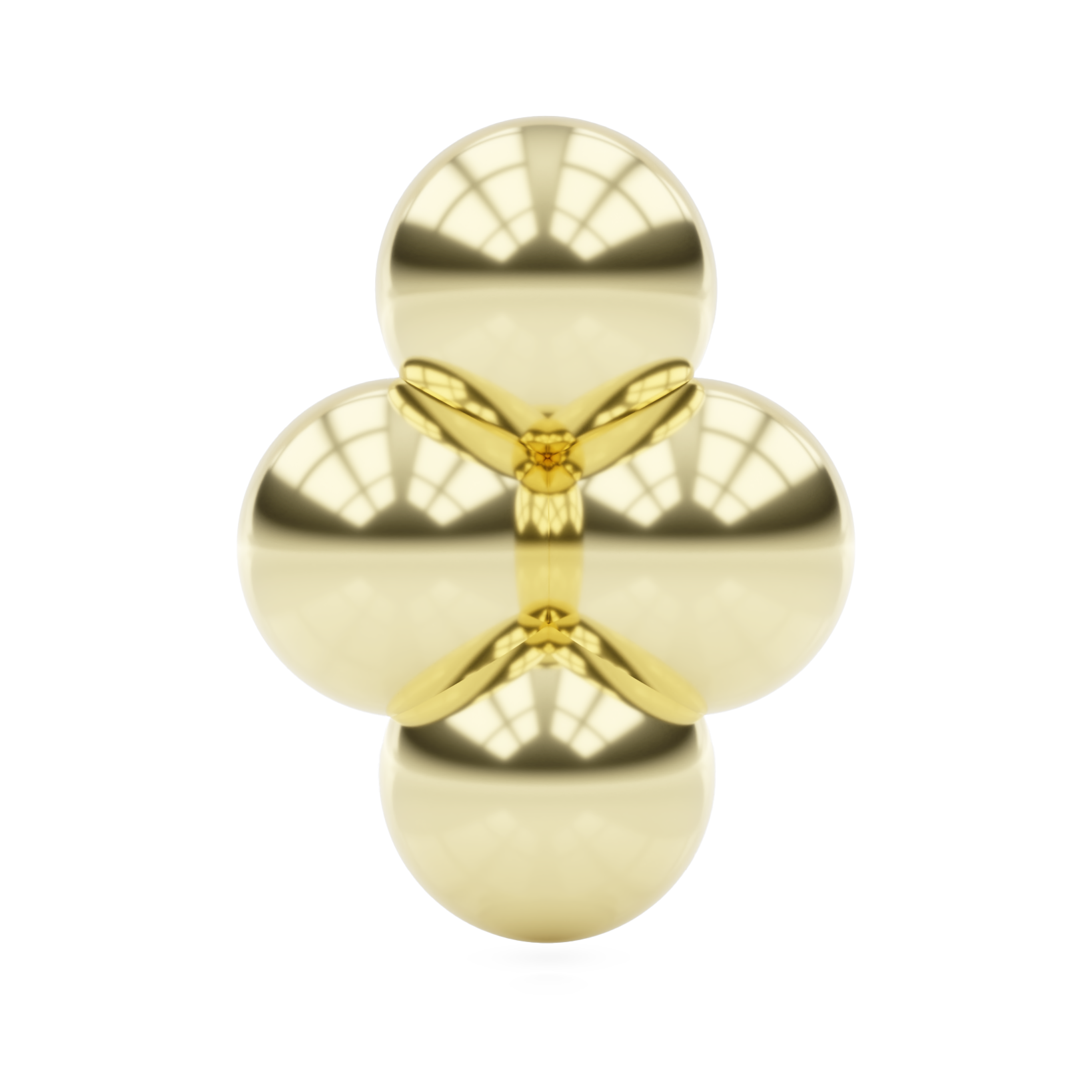 Quadbead cluster piercing