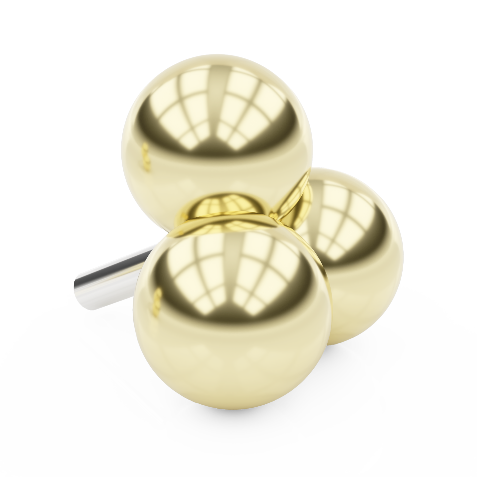 Tribead cluster piercing